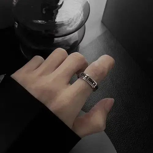 Designer × Vintage Retro punk ring Size ONE SIZE - 1 Thumbnail