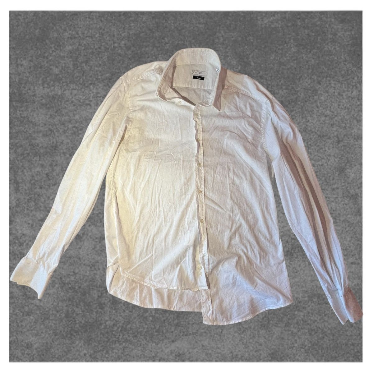 Versace × Versace Jeans Couture “Versace Collection White Button-Up Shirt Men’s L Authentic Size US L / EU 52-54 / 3 - 1 Thumbnail