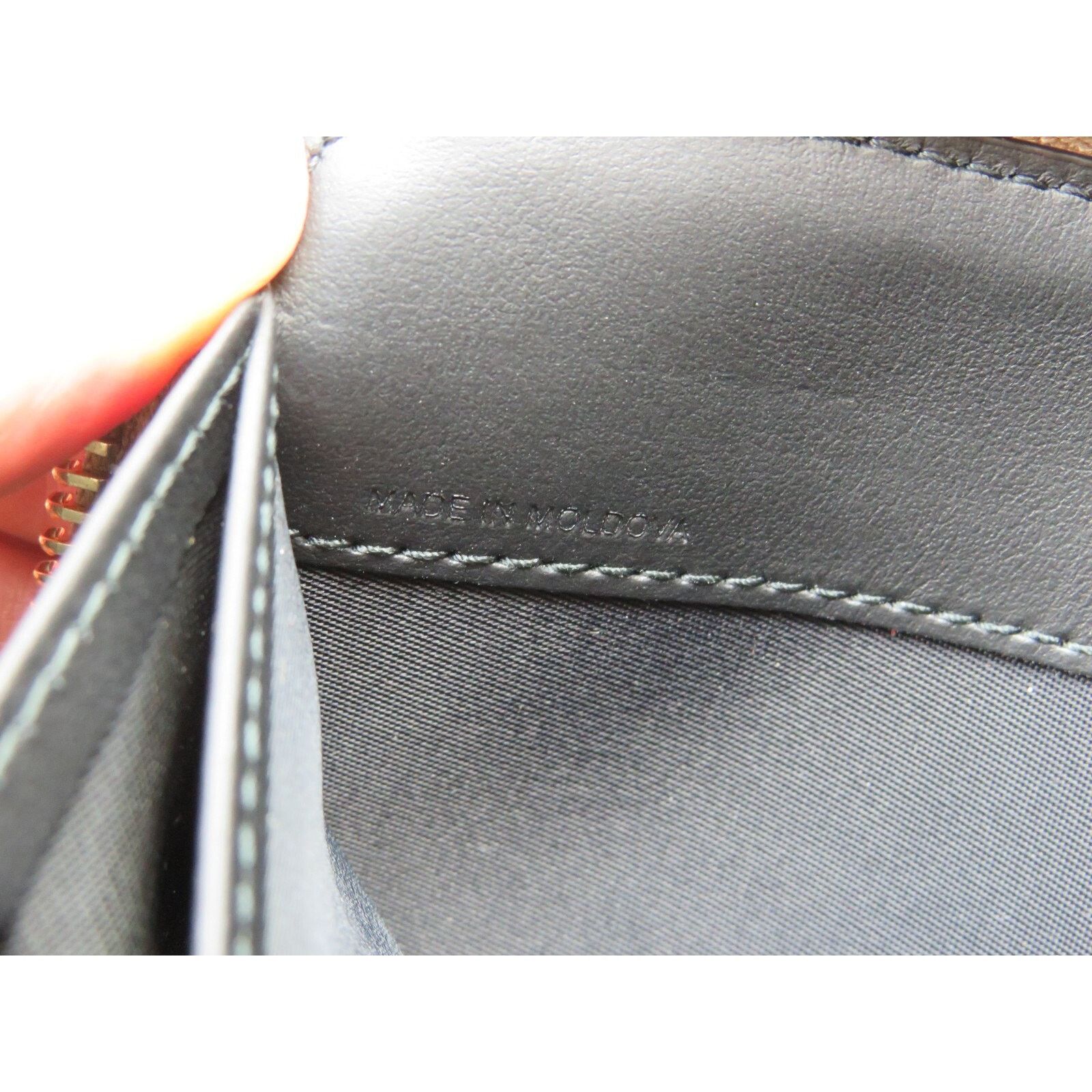 Burberry BURBERRY BLUE LEATHER CHECK CANVAS ZIP CONTINENTAL WALLET Size ONE SIZE - 8 Thumbnail
