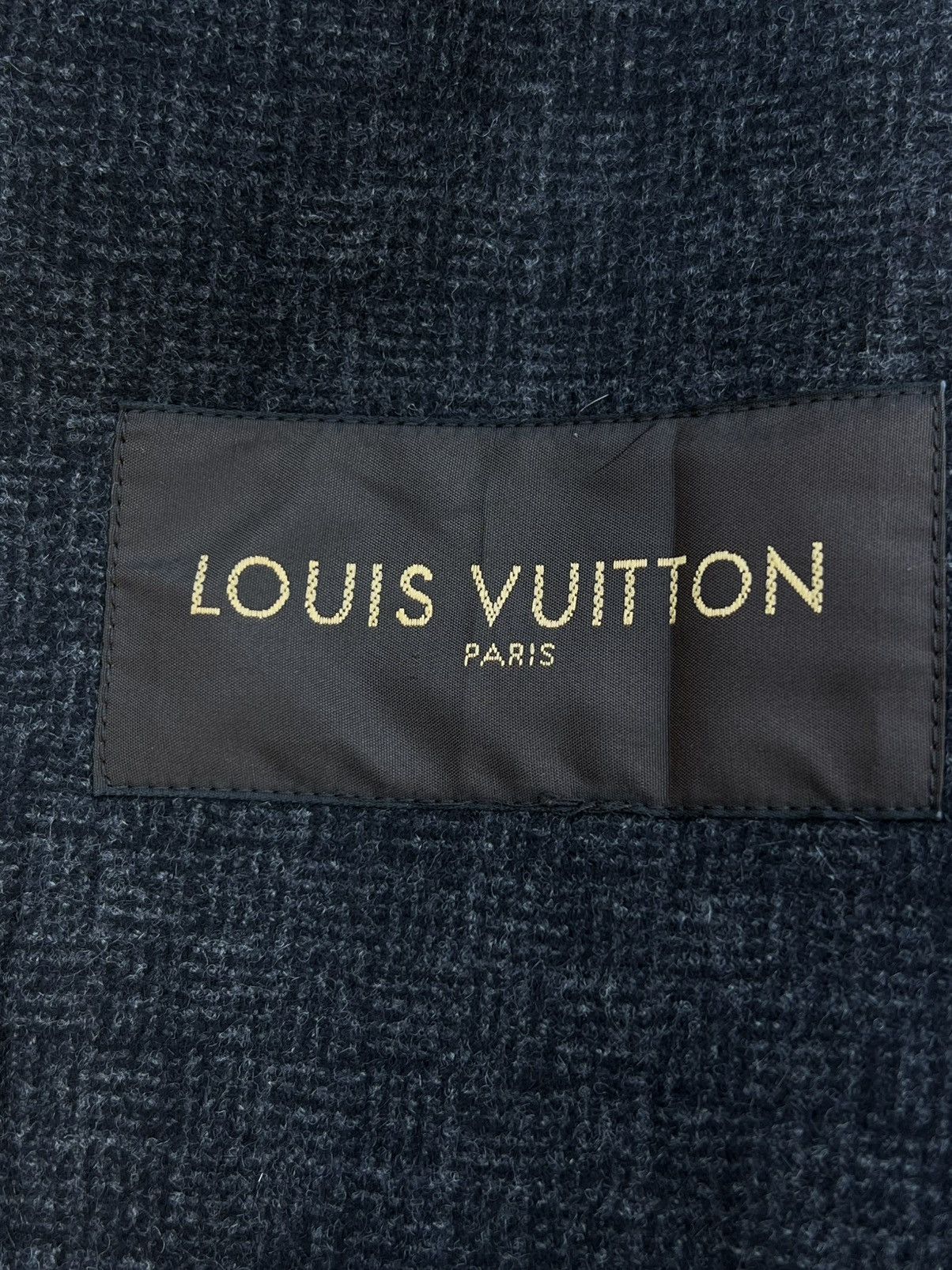 Louis Vuitton Louis Vuitton Black Wool Button-Front Jacket Size US M / EU 48-50 / 2 - 15 Thumbnail