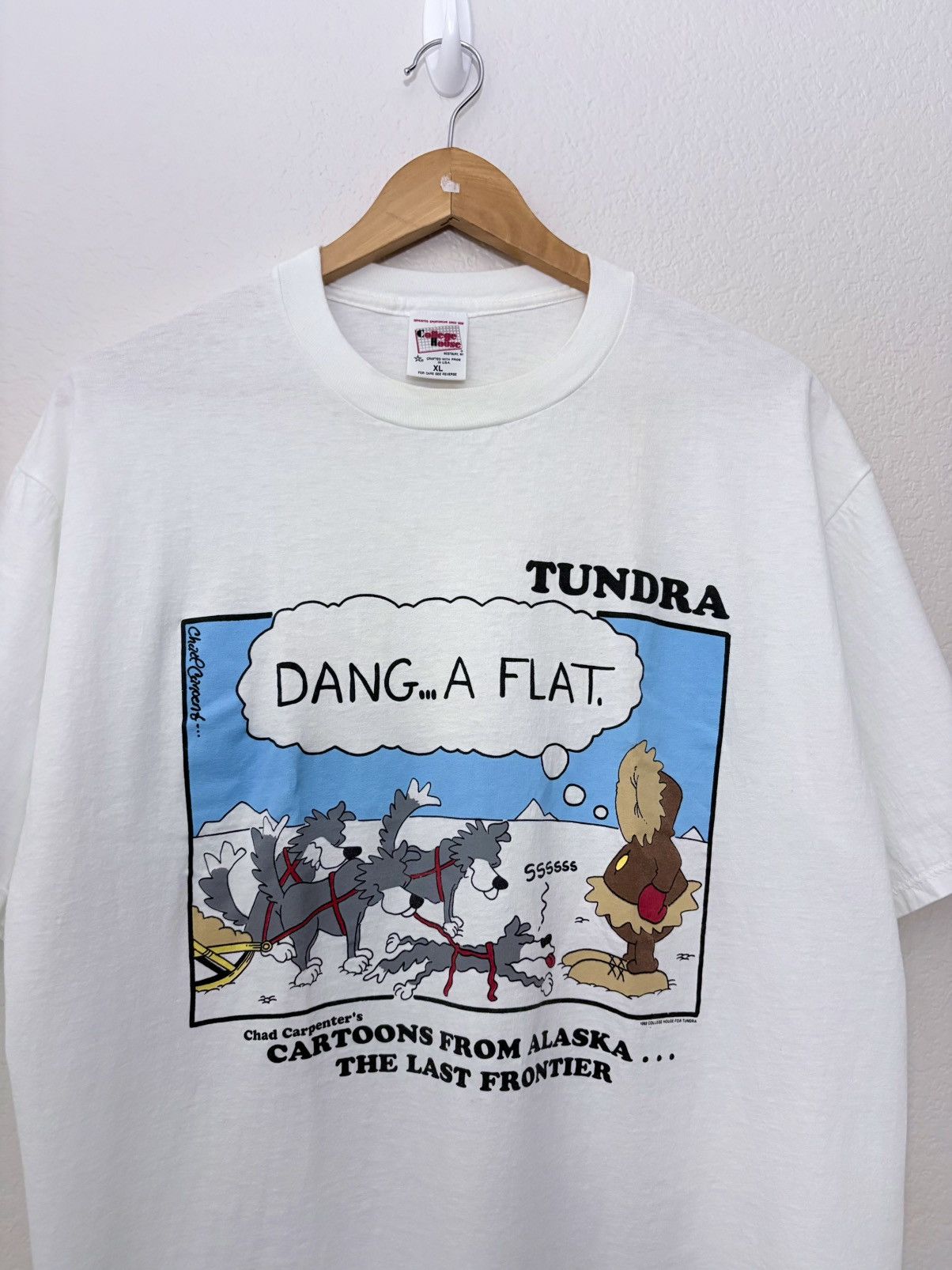 Vintage Vintage Parody Funny Cartoon Tee Alaska Dang A Flat Size US XL / EU 56 / 4 - 2 Thumbnail