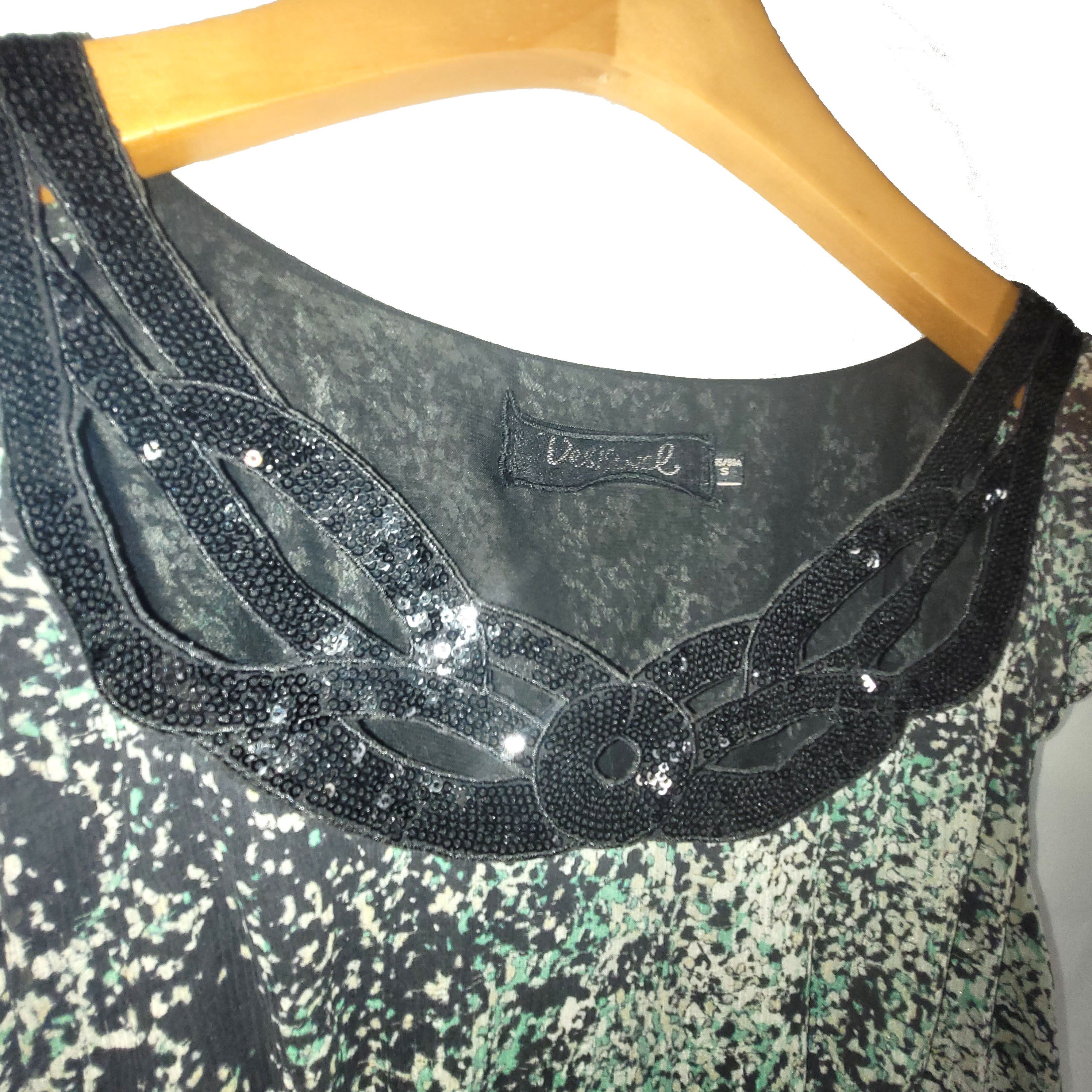 Other Women's Size XXS Silk Short Sleeve Dress SAH800 Size XXS / US 00 / IT 34 - 3 Thumbnail