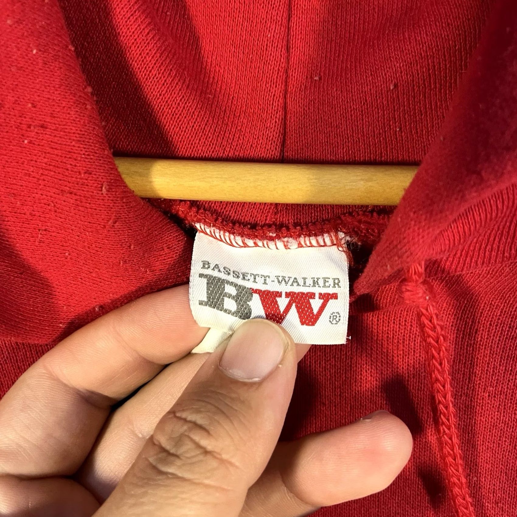 Budweiser Vintage Budweiser King Of Beers Hoodie XL Red 80s 1987 Promo Puff Print USA Size US XL / EU 56 / 4 - 4 Thumbnail