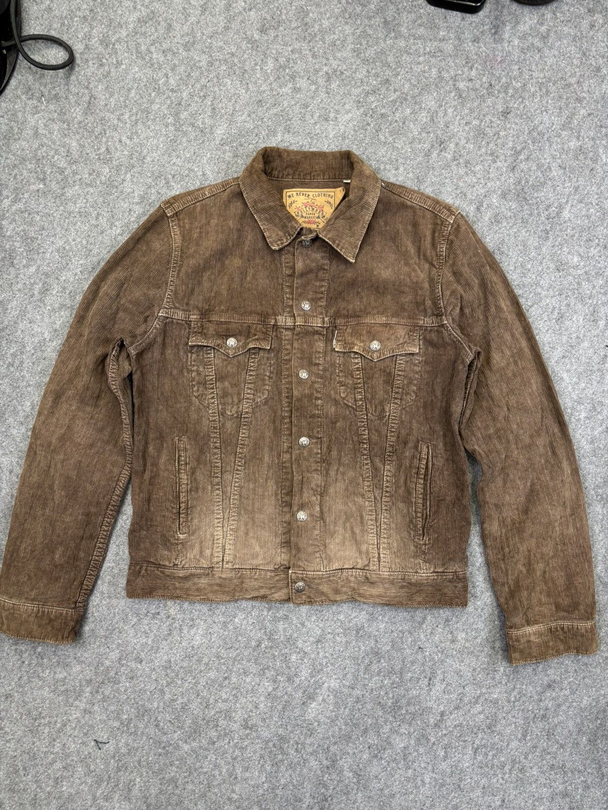 HOLLYWOOD RANCH MARKET 💥Trucker💥HRMarket Curduroy Type 3 Trucker F935 Size US M / EU 48-50 / 2 - 15 Thumbnail