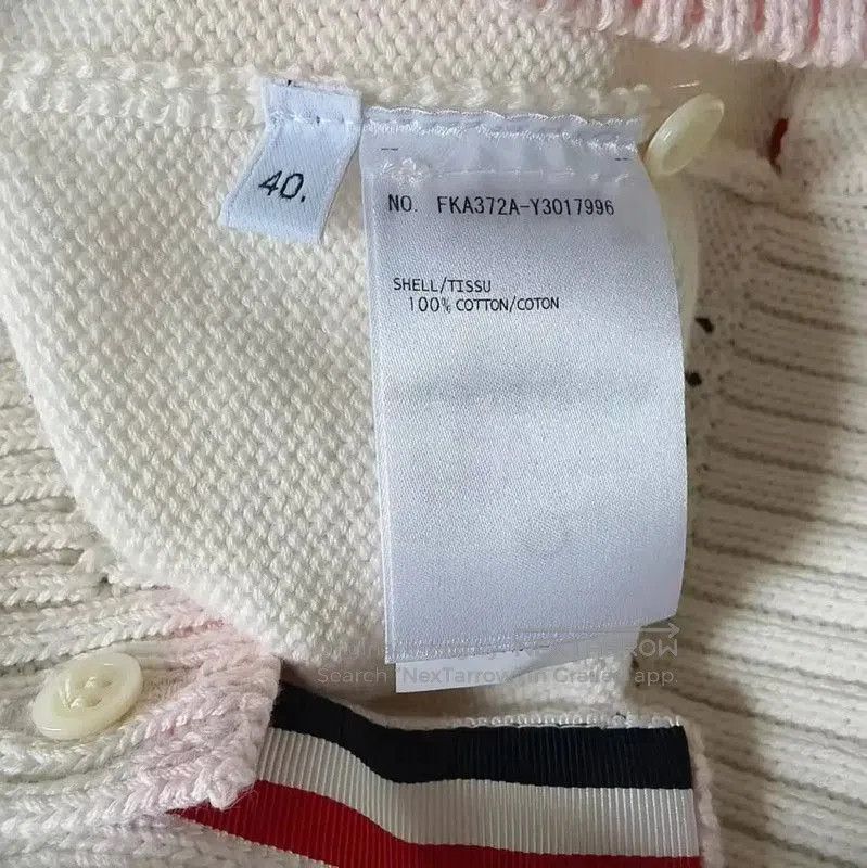 Thom Browne Thom Browne White Knit Sweater for Women . Size L / US 10 / IT 46 - 4 Thumbnail