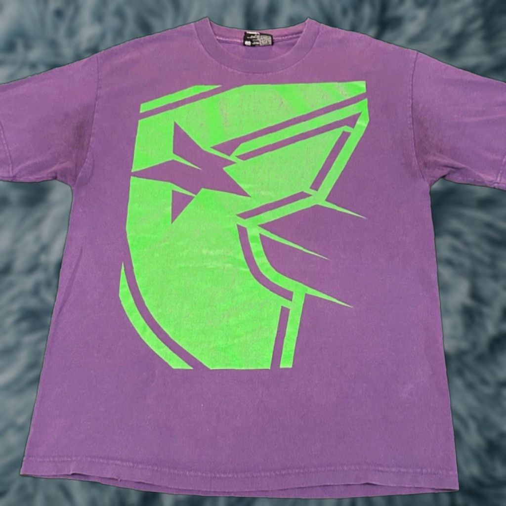 Logo 7 VINTAGE Famous Stars & Straps T-Shirt L Purple Grunge Punk Y2K Logo Mens Size US L / EU 52-54 / 3 - 1 Thumbnail