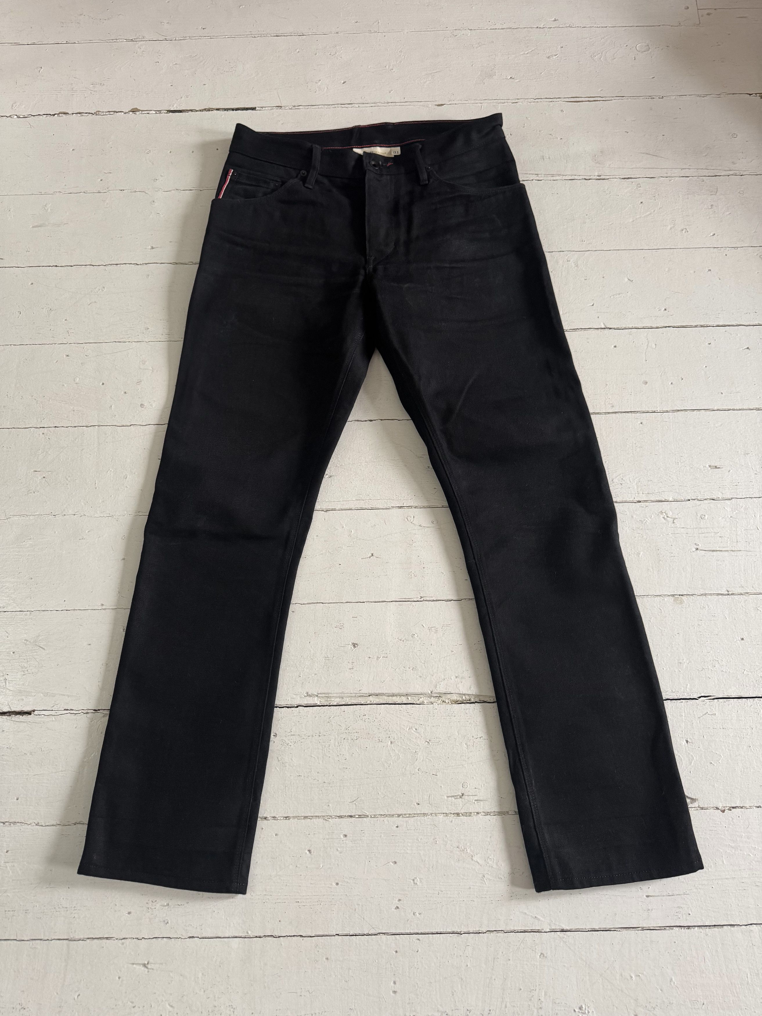 Raleigh Denim Jones: Selvage Raw | Black Vidalia Size US 31 - 1 Thumbnail