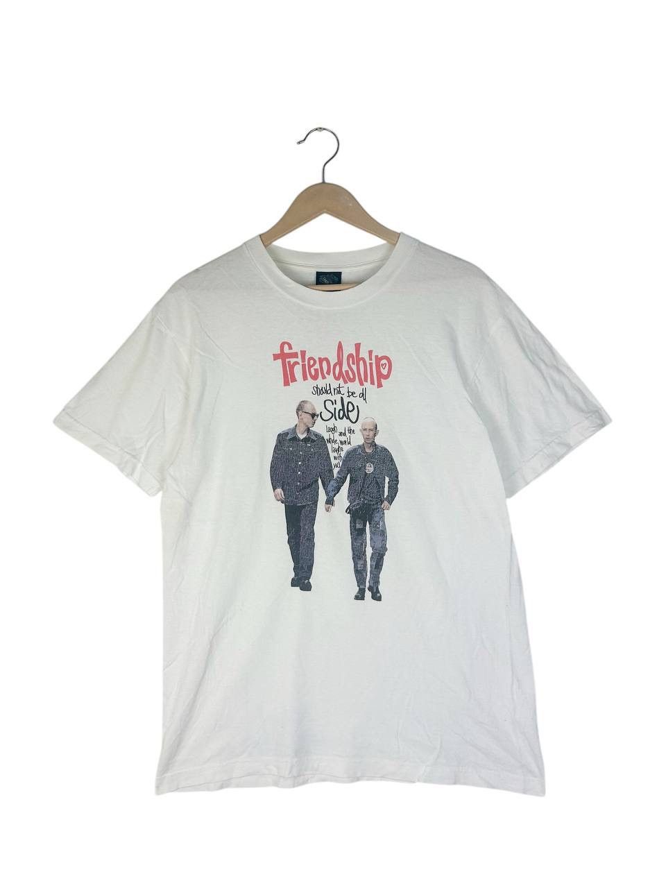 Fruit Of The Loom × Vintage Vintage Y2K Friendship Skinhead Buddy Photo Print Art Tees Size US M / EU 48-50 / 2 - 1 Thumbnail