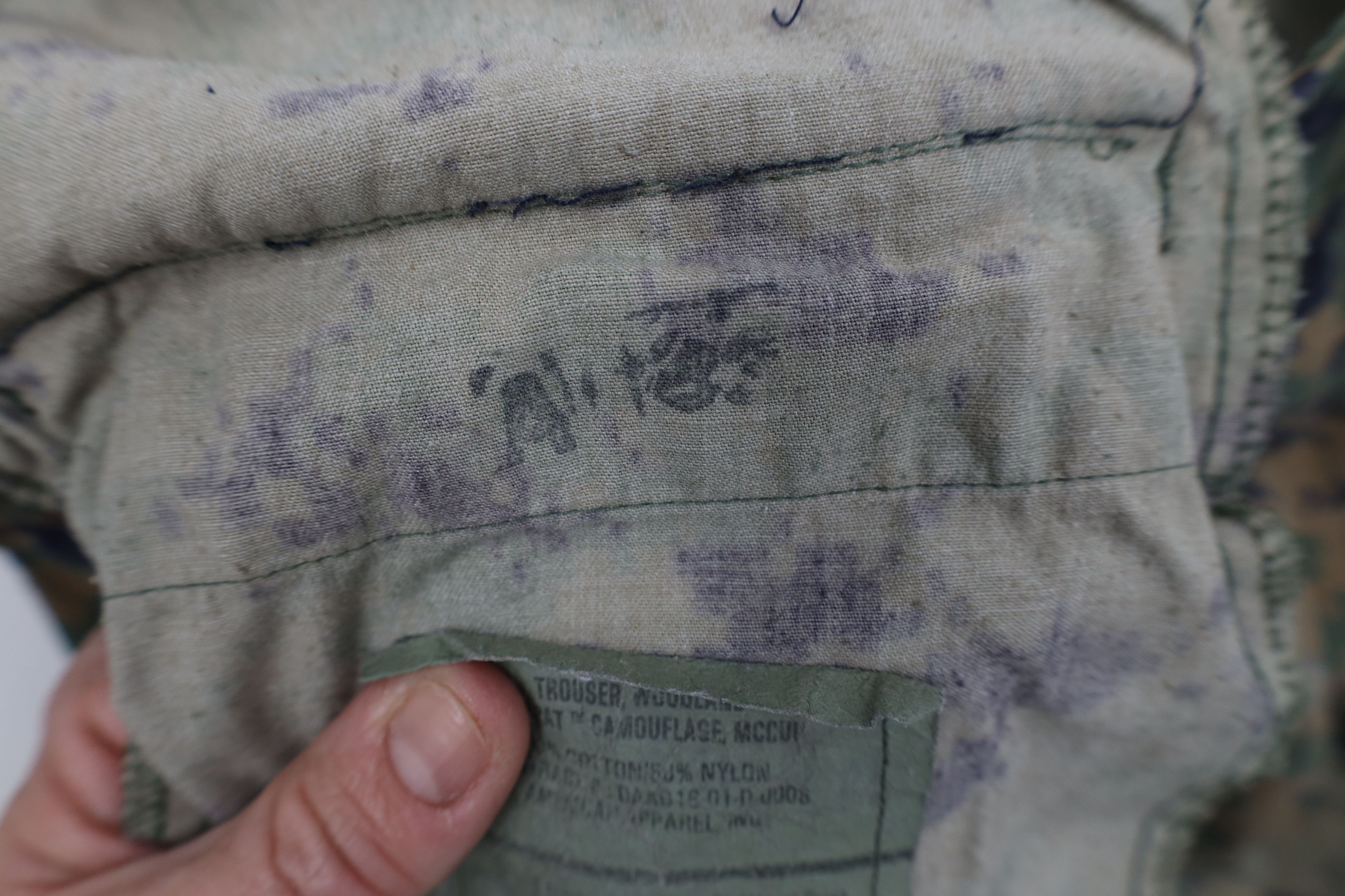 Vintage Vintage Y2K 2001 USGI USMC Marpat Camouflage Cargo Pants USA Size US 34 / EU 50 - 11 Thumbnail