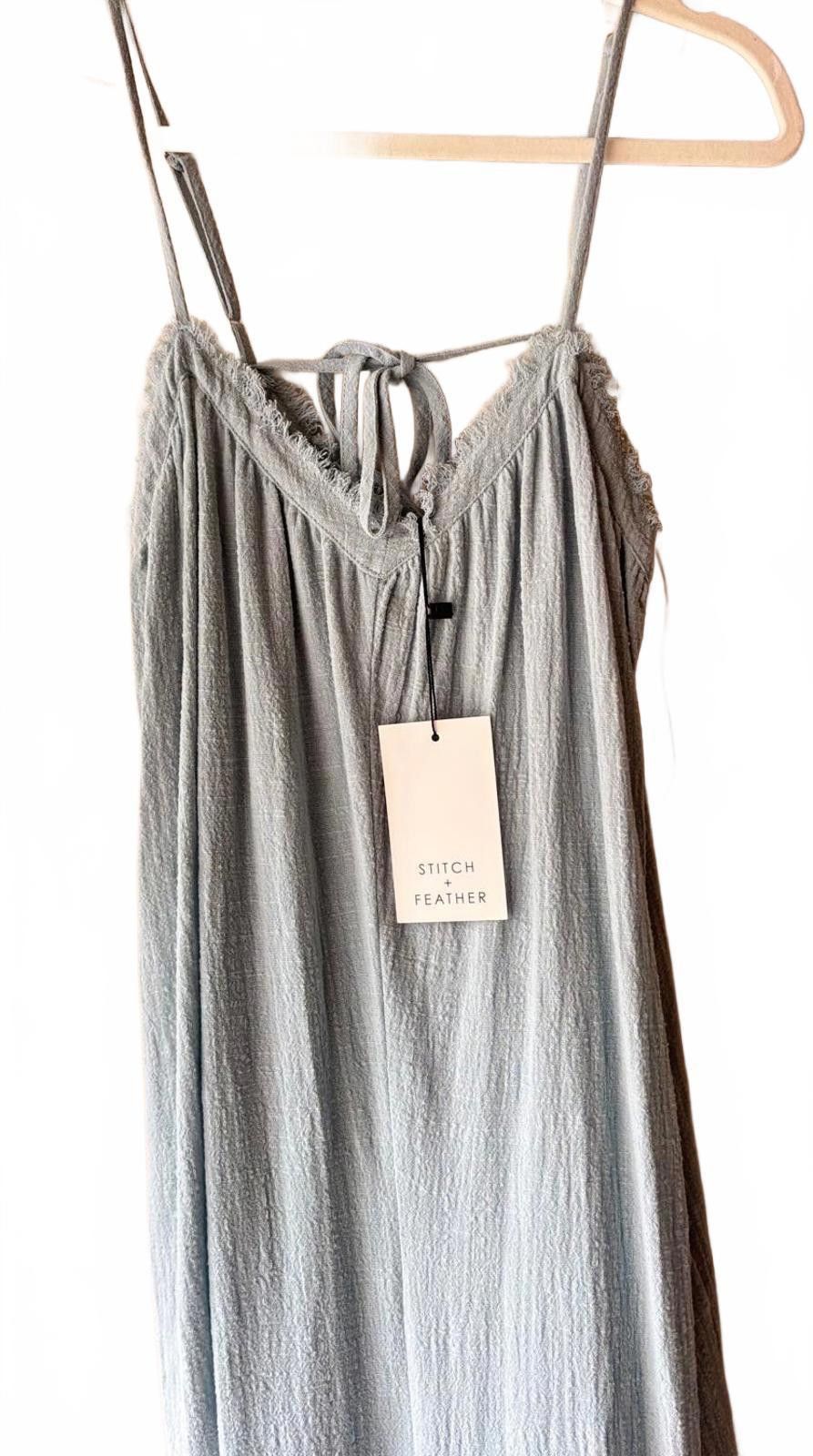 Other Stitch and Feathers Light Blue Women's Jumpsuit Size 32" / US 10 / IT 46 - 3 Thumbnail