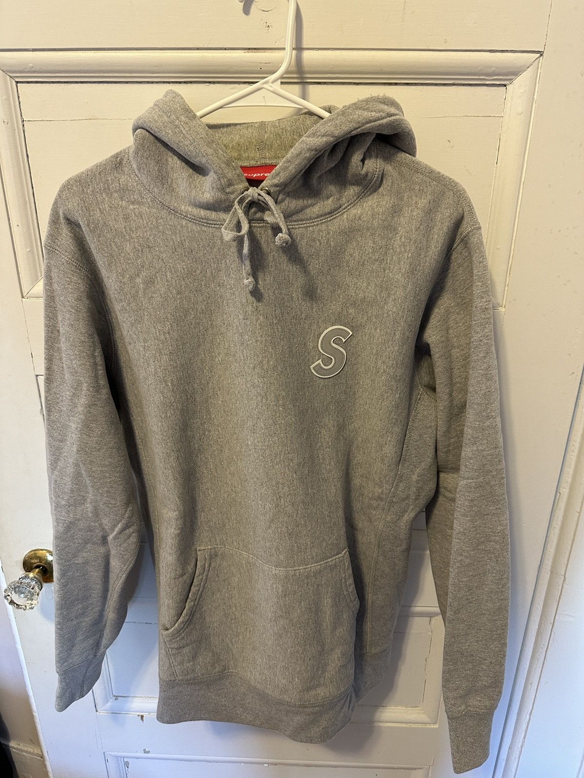 Supreme Supreme 3M Reflective S Logo Hoodie Grey SS16 2016 Large