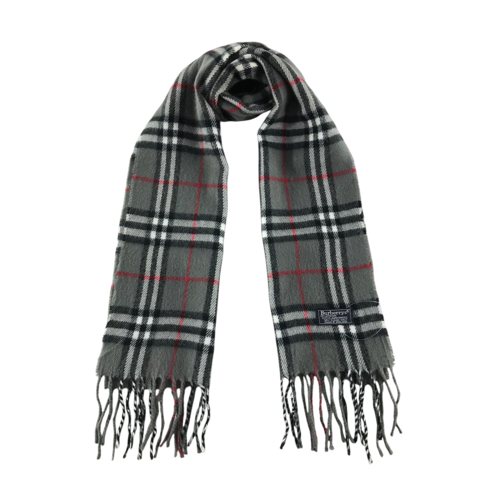 Burberry × Vintage Burberry Scarf / Muffler / Neckwear - WW2983 Size ONE SIZE - 1 Thumbnail
