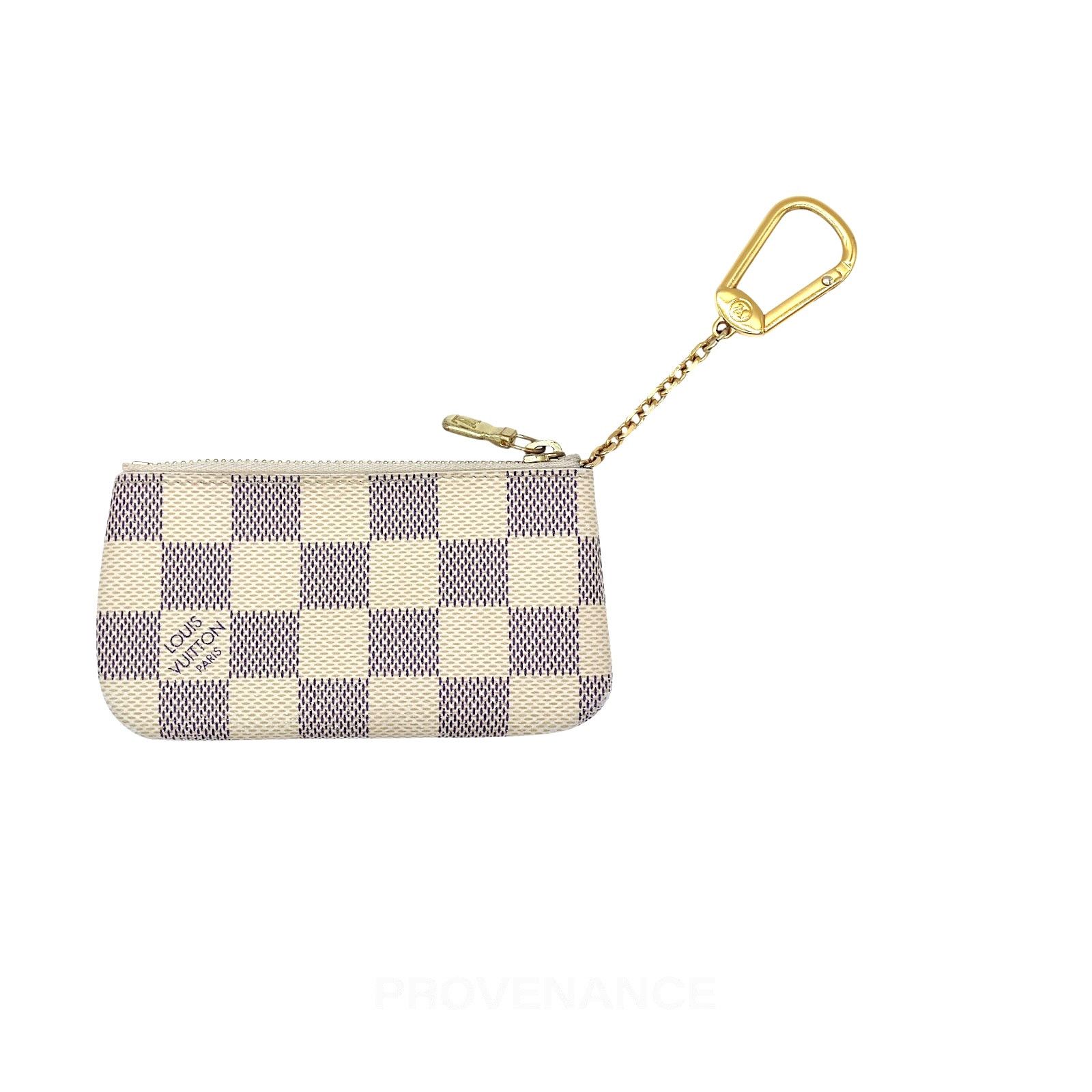 Louis Vuitton 🔴 Louis Vuitton Key Pouch Cles - Damier Azur Size ONE SIZE - 3 Thumbnail
