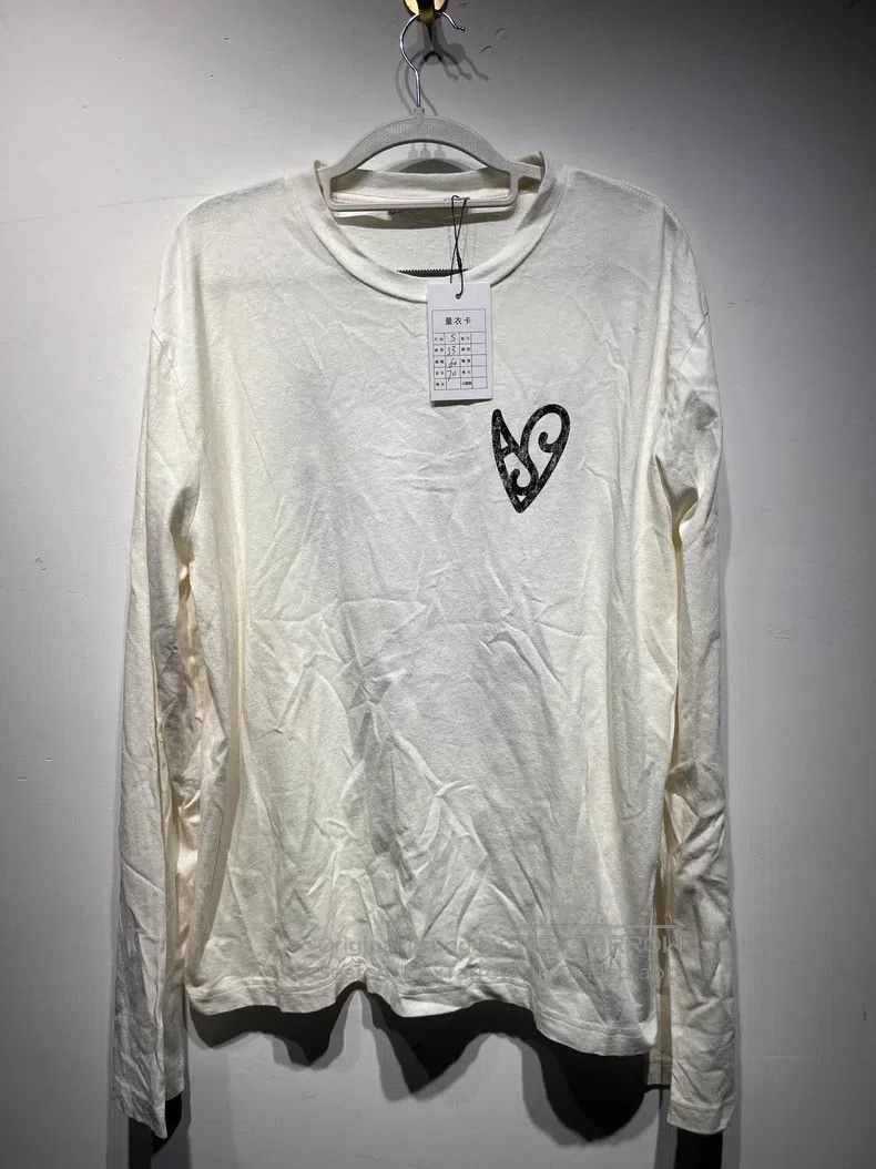 Acne Studios Acne Studios Spray-painted heart pattern lightweight cotto Size US S / EU 44-46 / 1 - 1 Thumbnail
