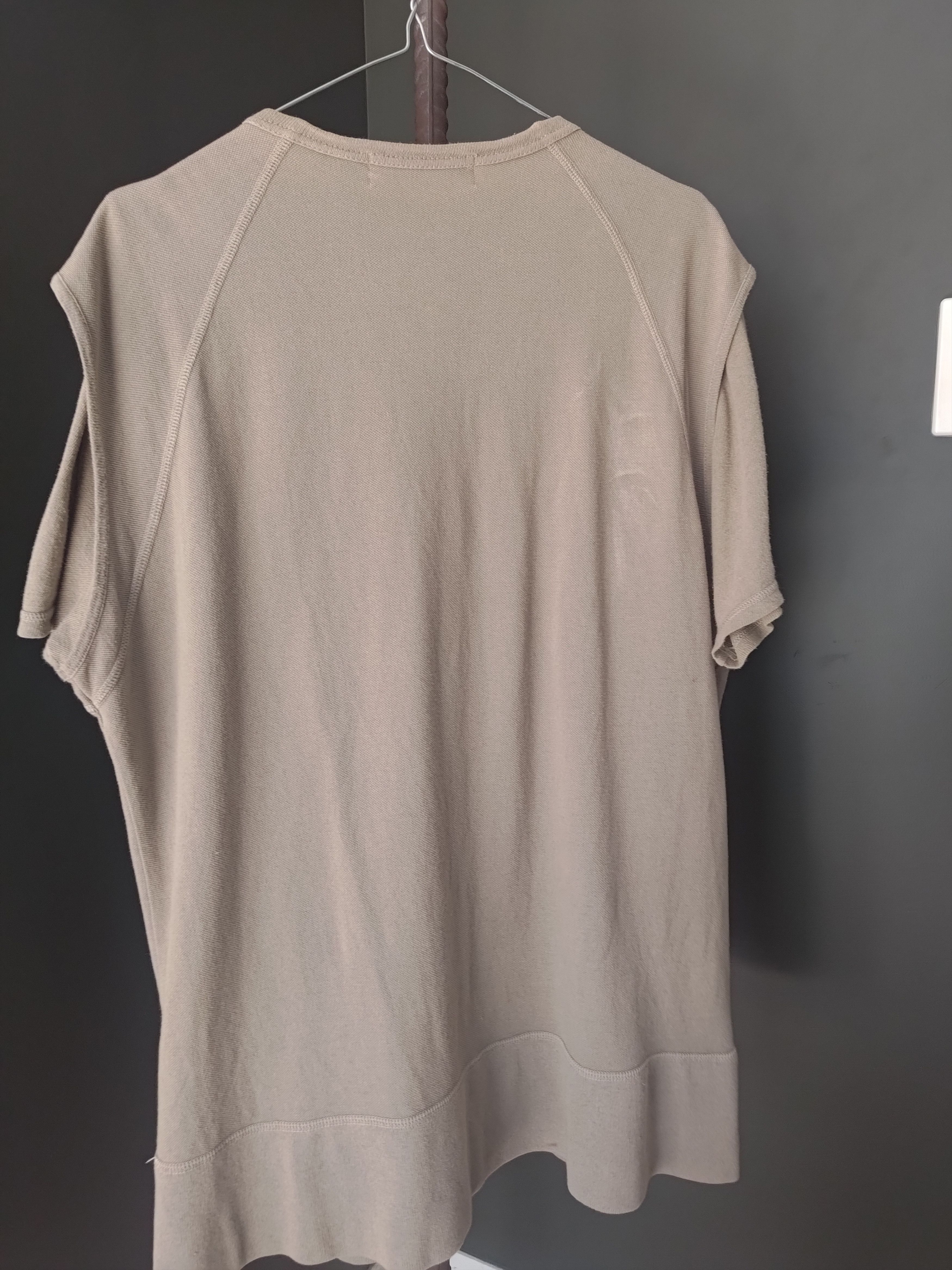 Yohji Yamamoto Yohji Yamamoto olive zip up cotton shirt Size US L / EU 52-54 / 3 - 3 Thumbnail
