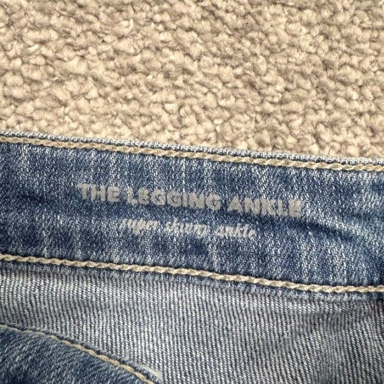 Denime VINTAGE not included; AG Adriano Goldschmied Legging Ankle Jeans Womens 26R Denim Skinny 5-Pocket Blue Medium Gilded City Streetwear Mens/Womens Size 26" / US 2 / IT 38 - 7 Thumbnail