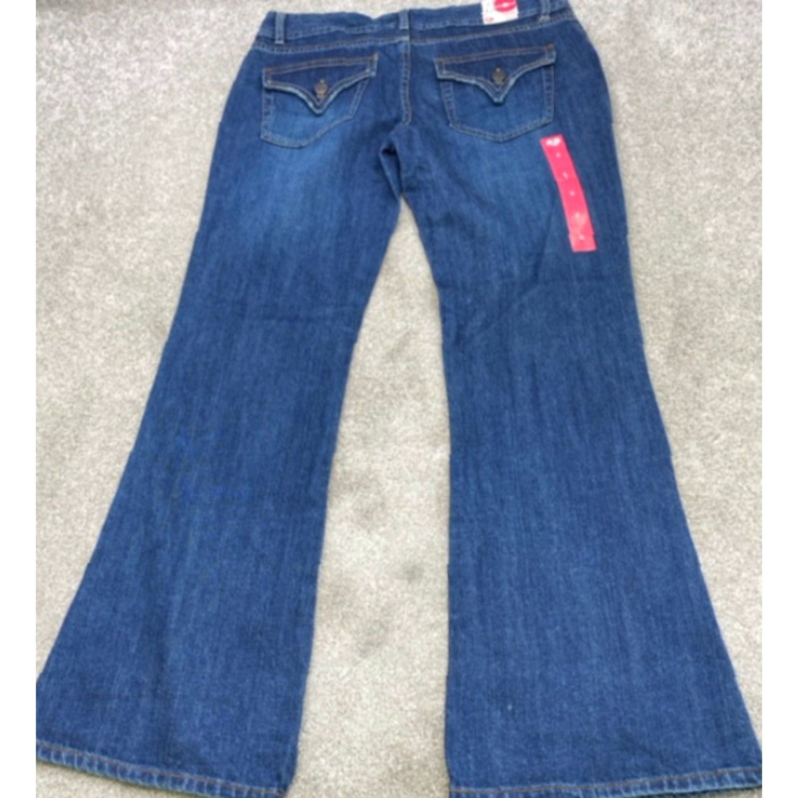 Denime Dear Amanda Bynes NWT Jeans Women's 6S (30x31) Blue Denim Bootcut Flare Low Rise Jeans Women's 6S NWT Size 28" / US 6 / IT 42 - 6 Thumbnail