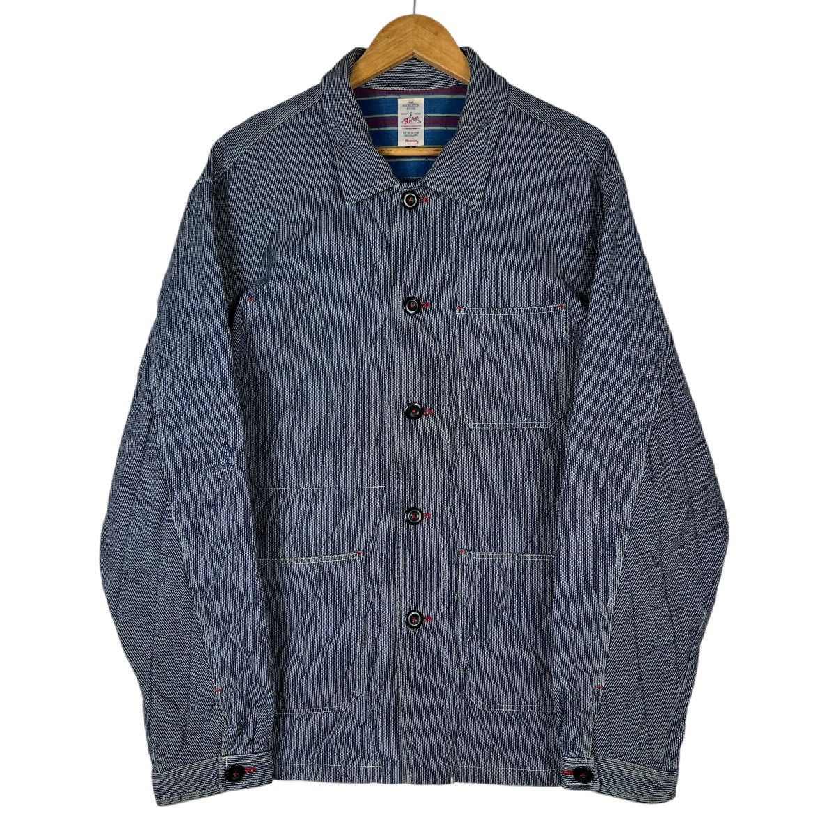 Reason 💥 Reason Hikory Stripe worker Chore Jacket Size US L / EU 52-54 / 3 - 2 Thumbnail