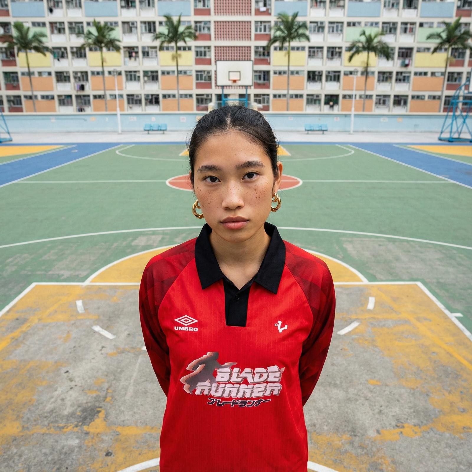 Umbro 1996 VICE Footbal Store x Blade Runner Custom Football Shirt Size US L / EU 52-54 / 3 - 2 Thumbnail