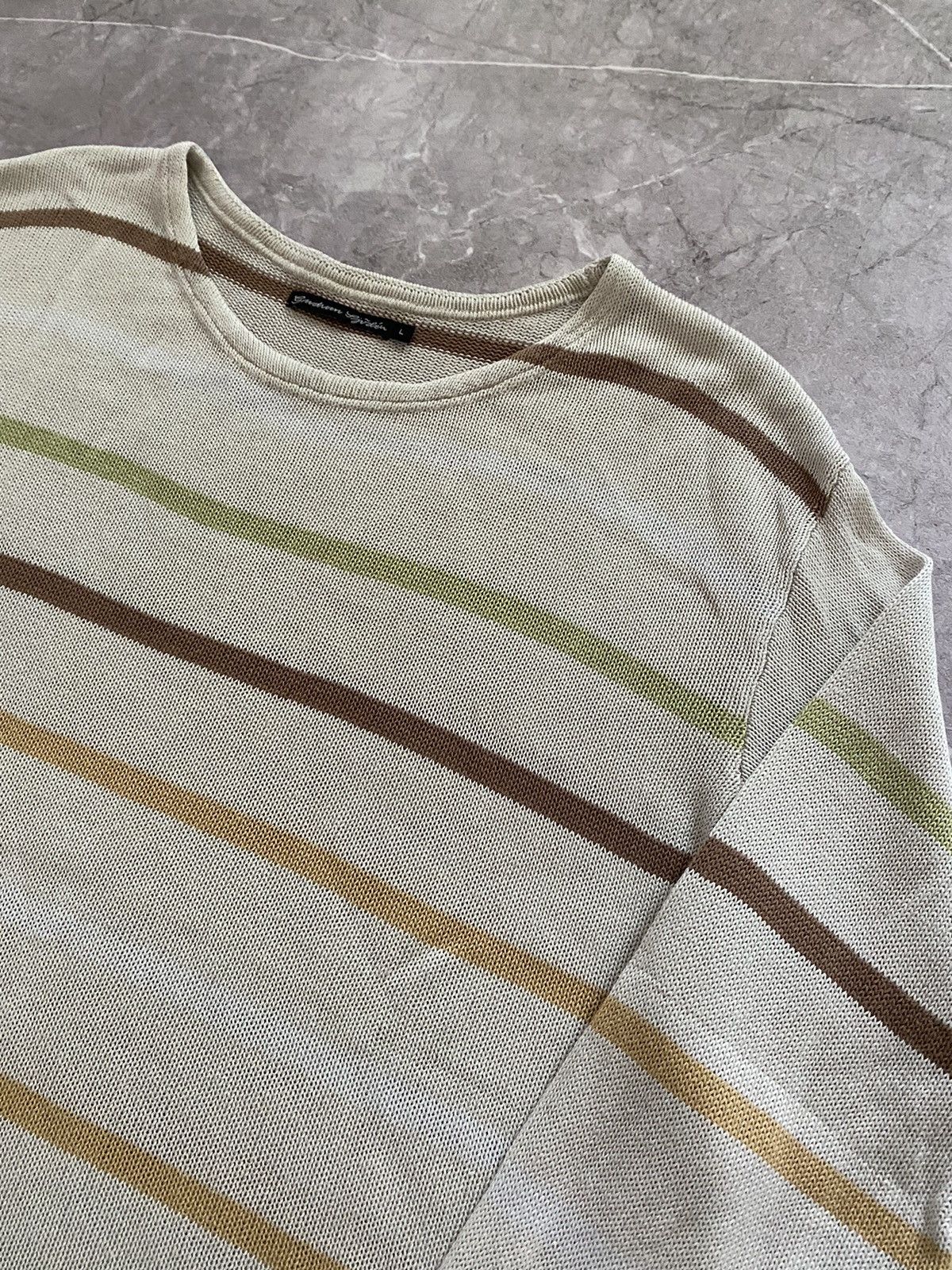 Designer × Gudrun Sjoden Rare Gudrun Sjoden Leinen Sweater Geometric Print Size L Size L / US 10 / IT 46 - 4 Thumbnail