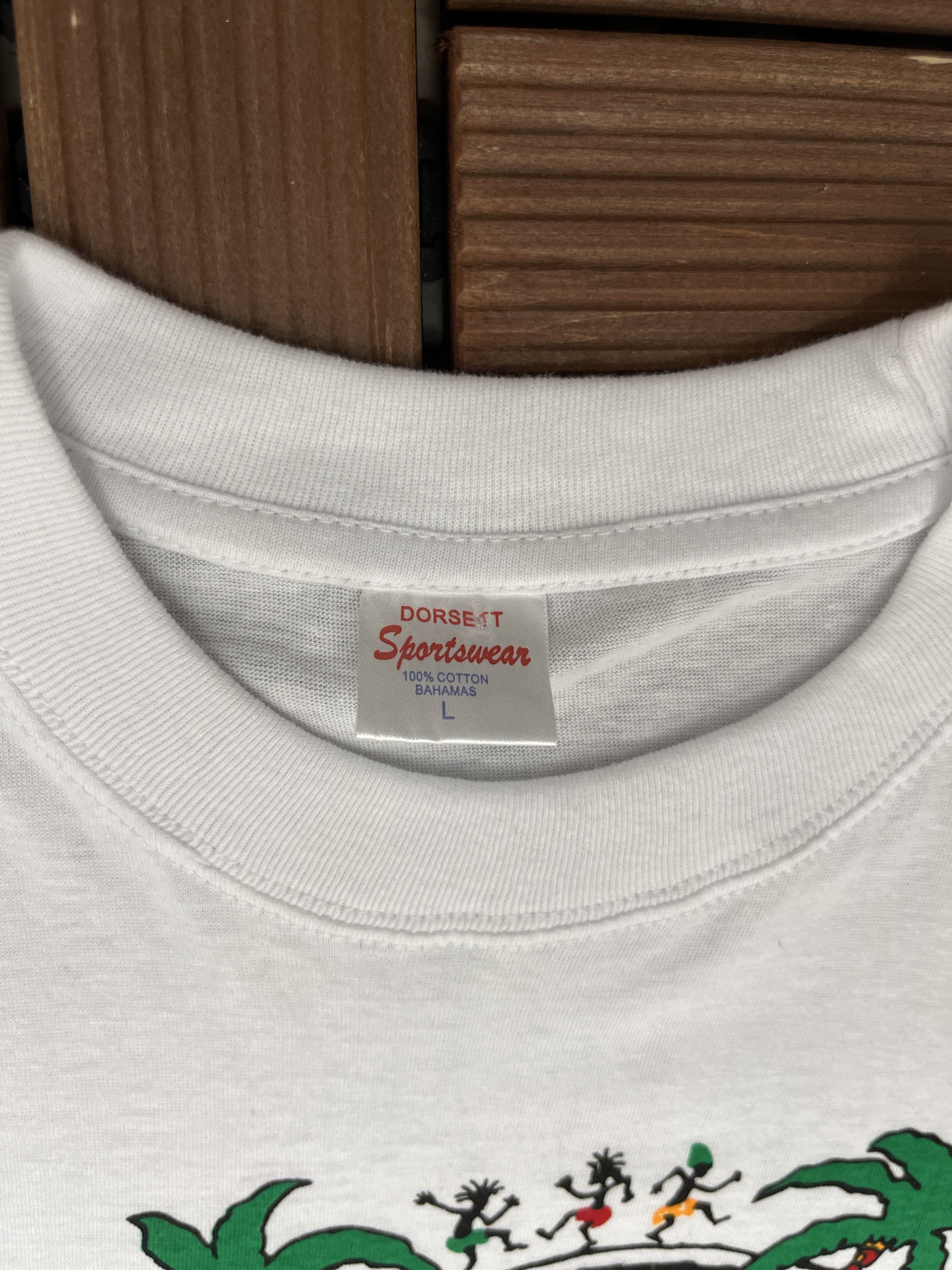 Vintage Hard Party Cafe Bahamas Vintage White T-Shirt Tee Size US L / EU 52-54 / 3 - 5 Thumbnail