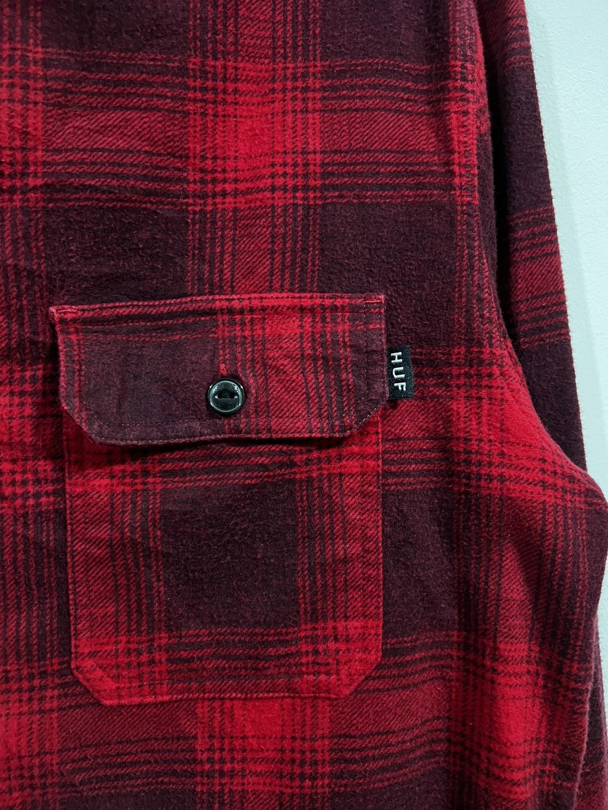 Huf Huf Freeman Flannel Button Down in Red Size US M / EU 48-50 / 2 - 4 Thumbnail