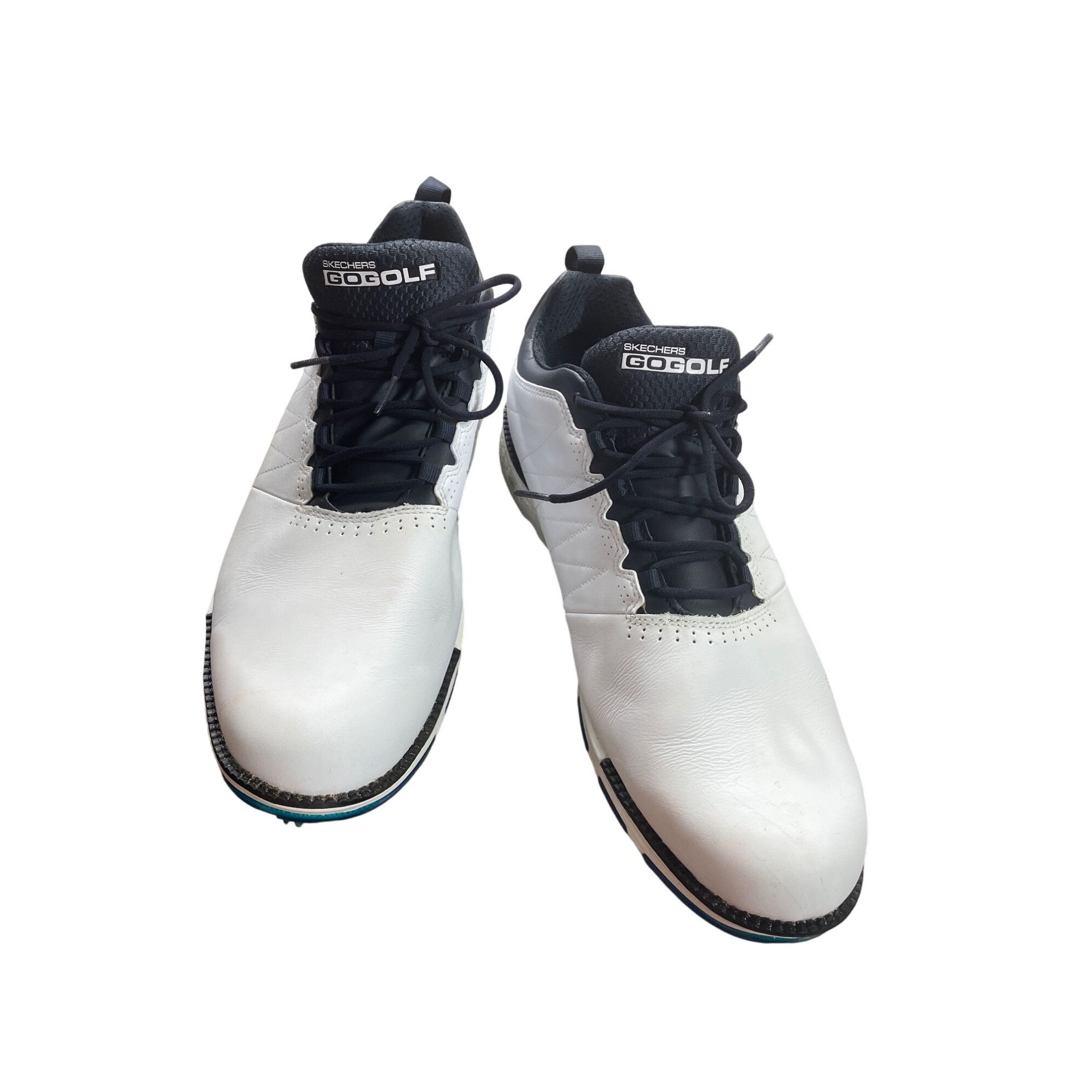 SKECHERS Skechers GoGolf Gen 5 Mens Leather White Sneakers Shoes Size Size US 11.5 / EU 44-45 - 12 Thumbnail