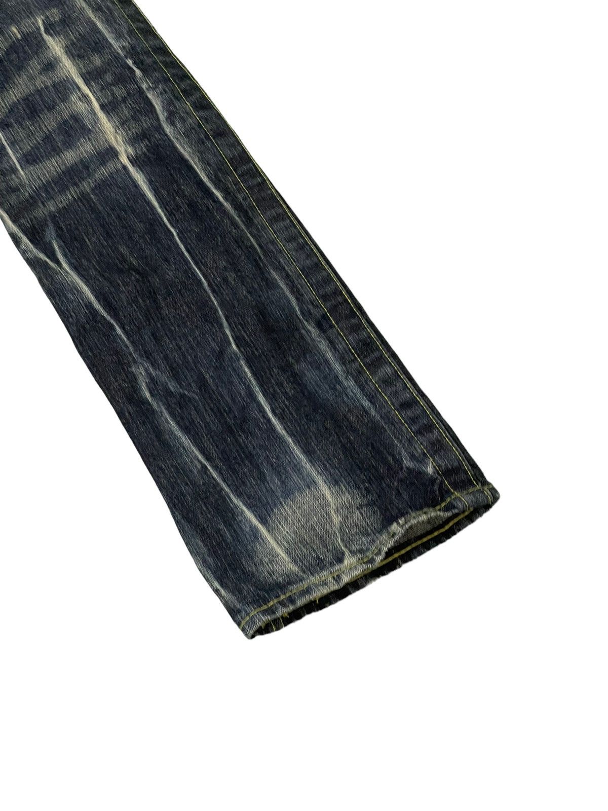 Japanese Brand Flare Jeans Three Stones Distress Low Rise Boot Cut 7🟦0 Size US 30 / EU 46 - 14 Thumbnail