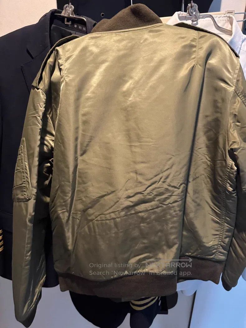Saint Laurent Paris Saint Laurent Paris Military Green Pilot Jacket Size US XL / EU 56 / 4 - 3 Thumbnail