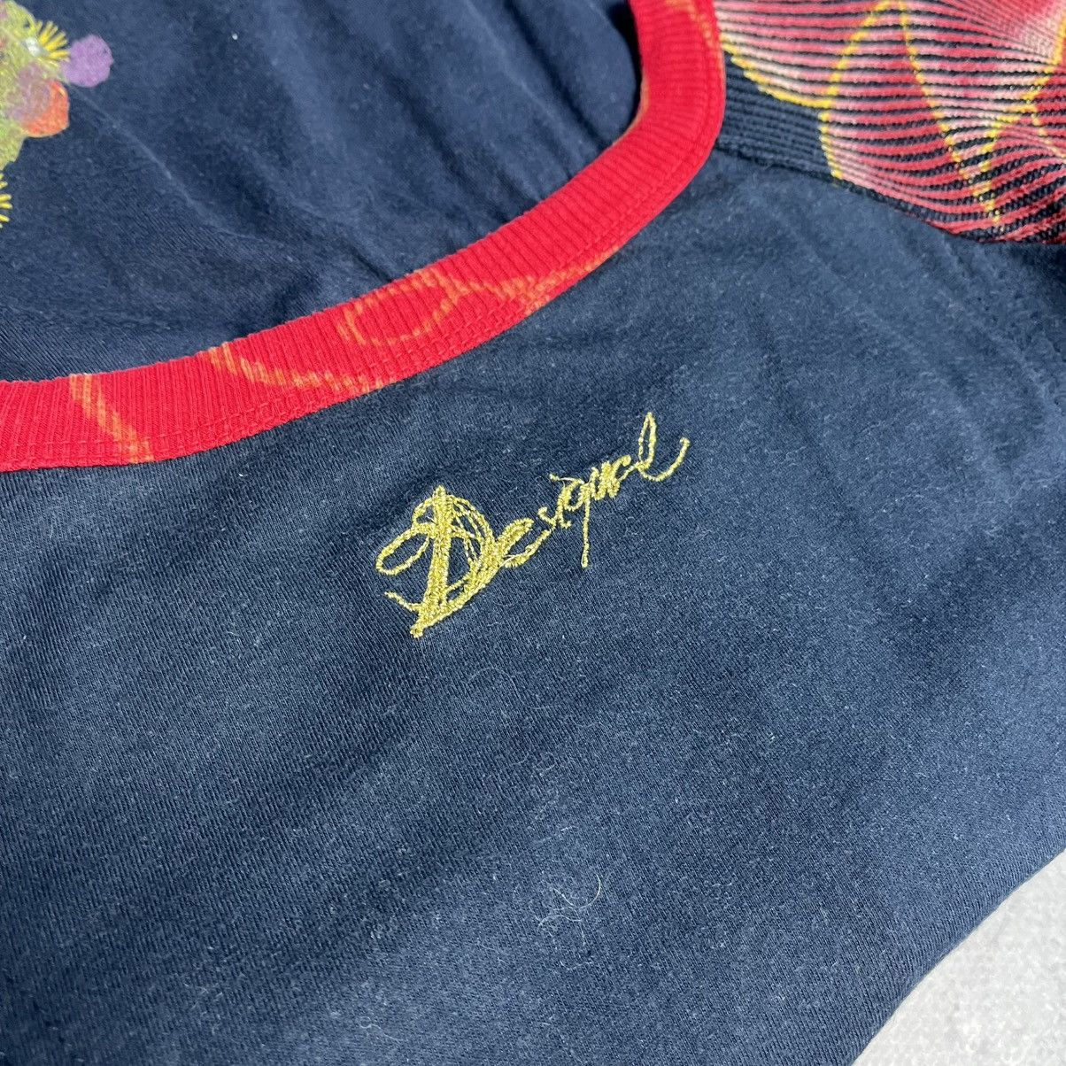 Desigual Vintage Desigual Dress Avant-Garde Geisha Long Sleeve V-Neck Size L / US 10 / IT 46 - 6 Thumbnail