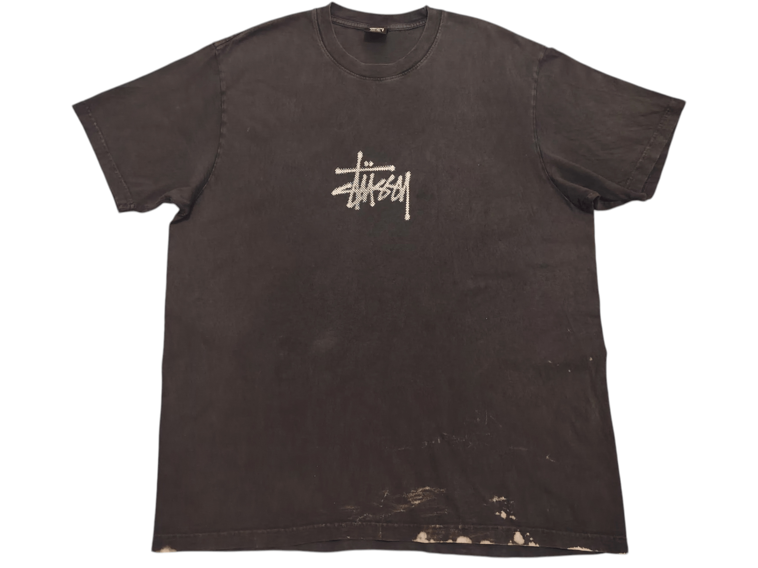 Stussy Vtg Stussy Centre Logo Surfing sun faded tee Size US XL / EU 56 / 4 - 1 Thumbnail