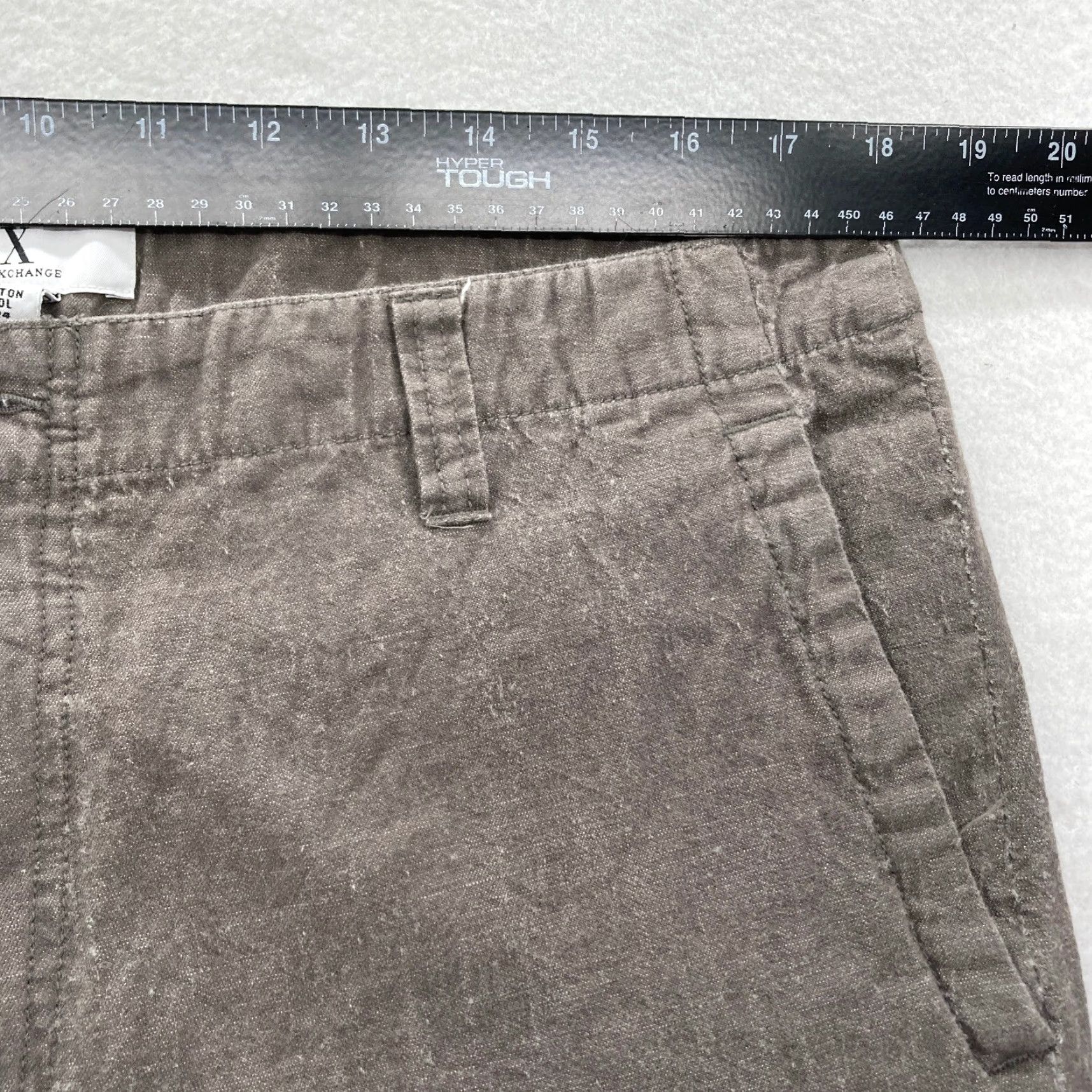 Armani Exchange VINTAGE Armani Exchange Wool Double Knee Pants Mens 36x30 Gray Relaxed Workwear Carpenter Corduroy Brown Casual Size US 36 / EU 52 - 7 Thumbnail