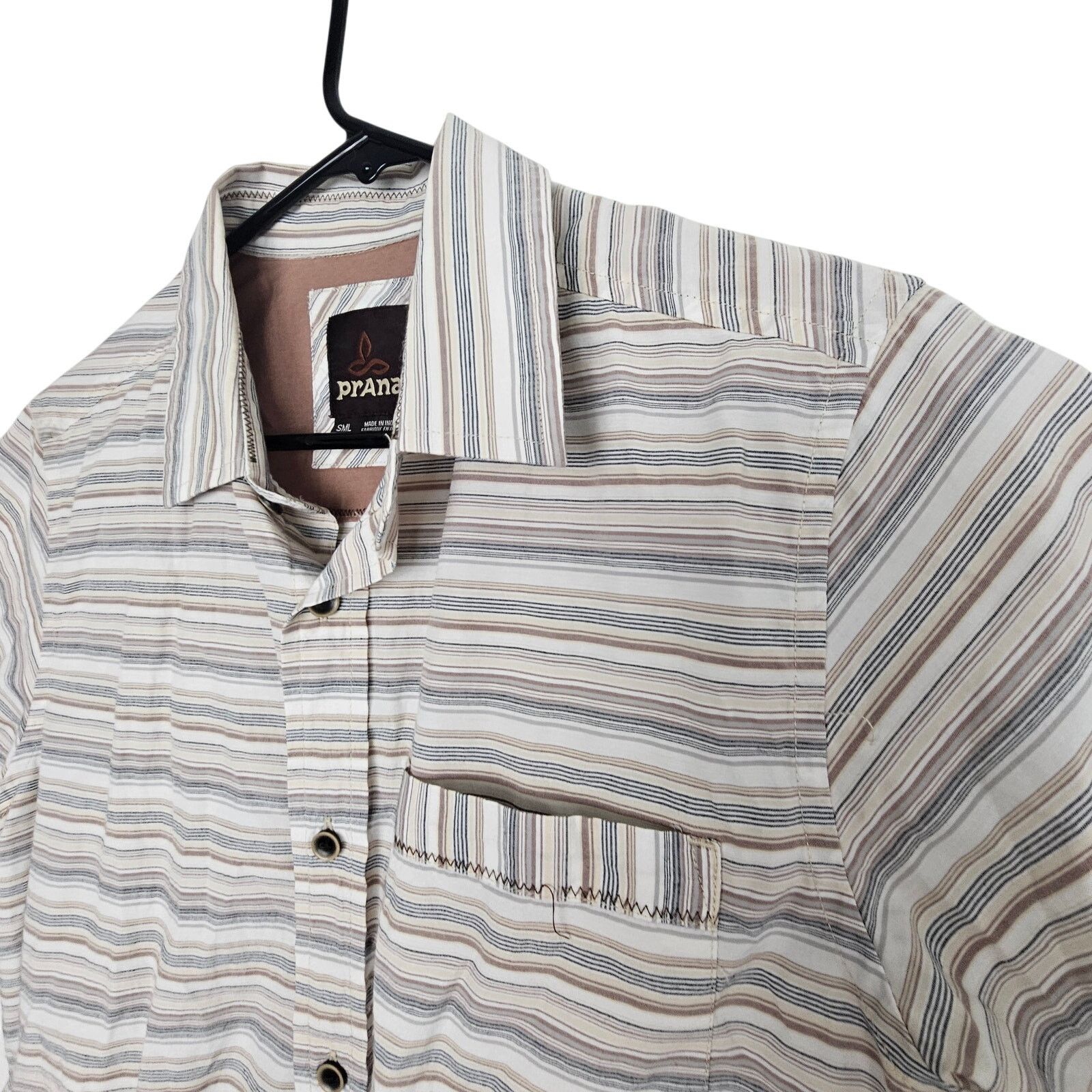 Prana Prana Mens Striped Shirt Size S Casual Gorpcore Outdoor Size US S / EU 44-46 / 1 - 5 Thumbnail