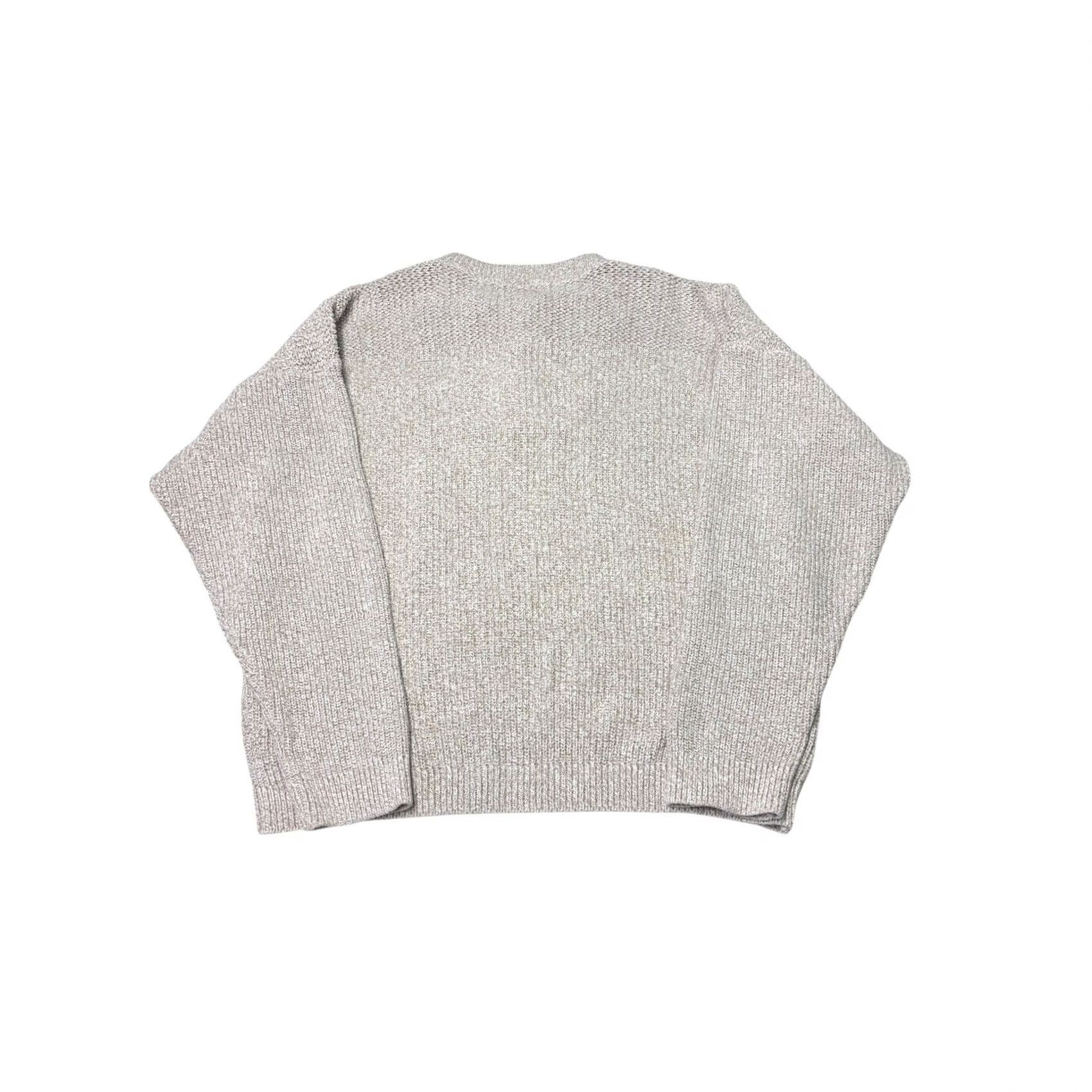Eddie Bauer VINTAGE Eddie Bauer Mens XL Tall Beige Textured Neck Cotton Sweater Made USA Size US XL / EU 56 / 4 - 3 Thumbnail