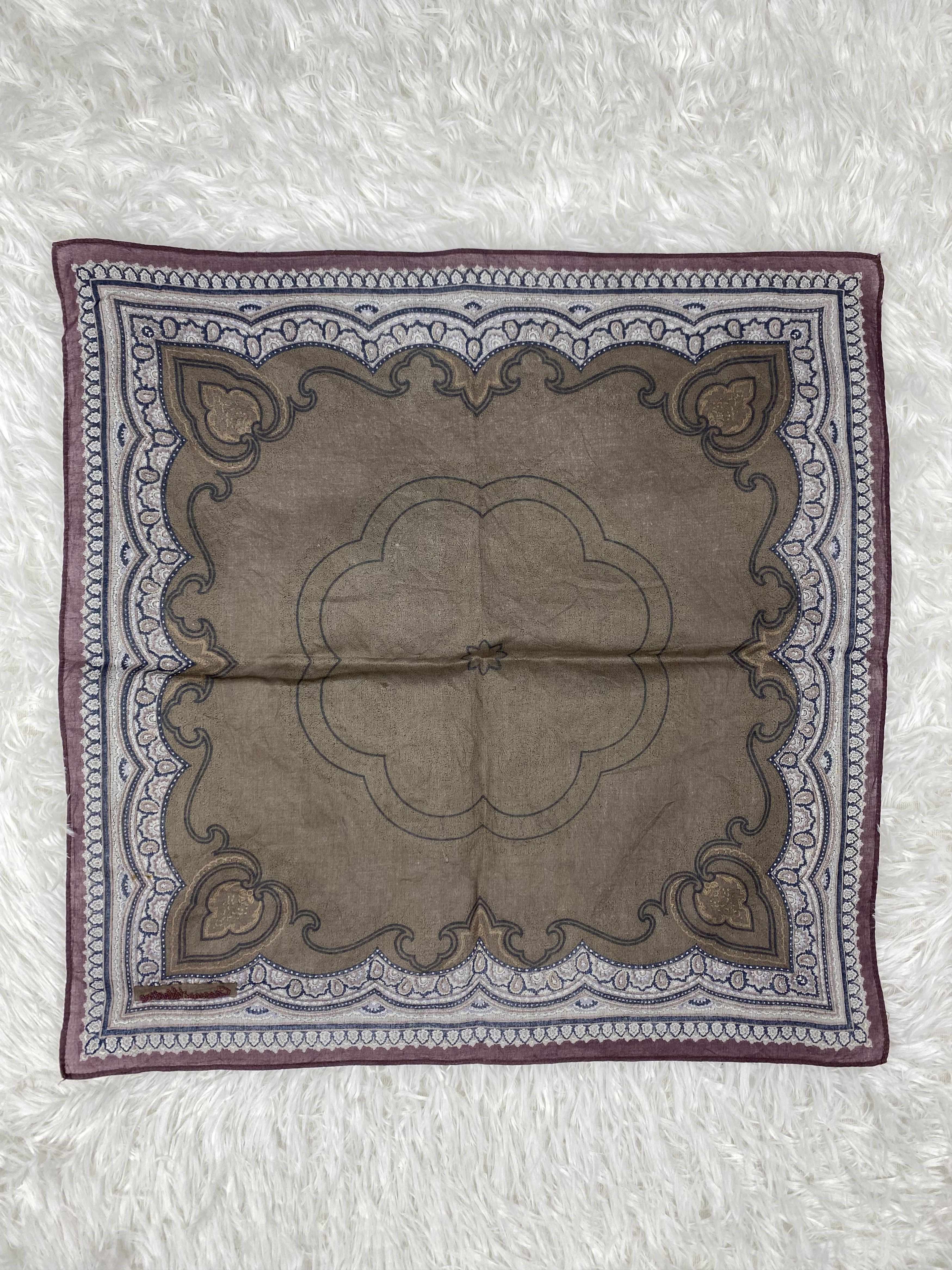 Giovanni Valentino × Vintage Vintage Giovanni Valentino Handkerchief Neckerchief PH0800 Size ONE SIZE - 4 Thumbnail