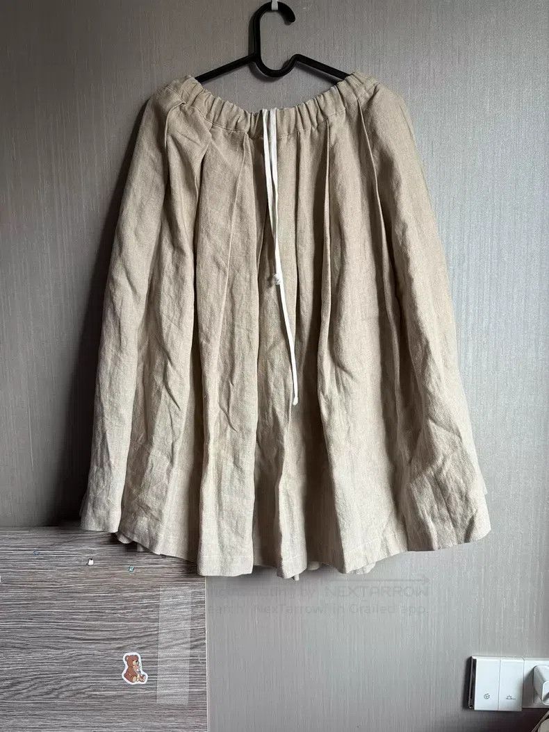 Comme des Garcons Comme Des Garcons size XS Cotton Linen Pleated Skirt Size 25" / US 0 / IT 36 - 2 Thumbnail