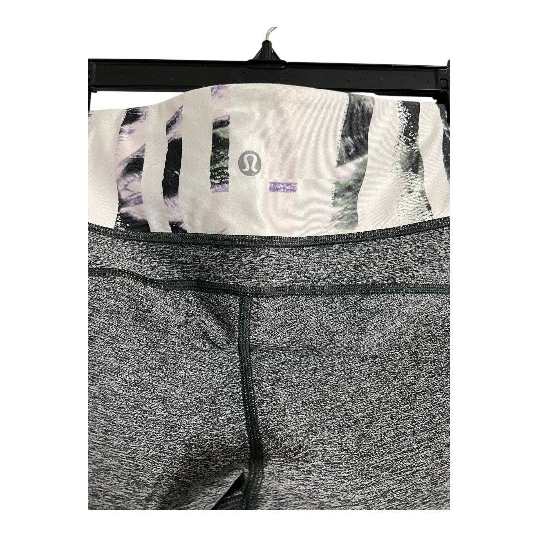 Lululemon Lululemon Crop Leggings Women's Size 6 Gray Athletic Pants Size 28" / US 6 / IT 42 - 4 Thumbnail
