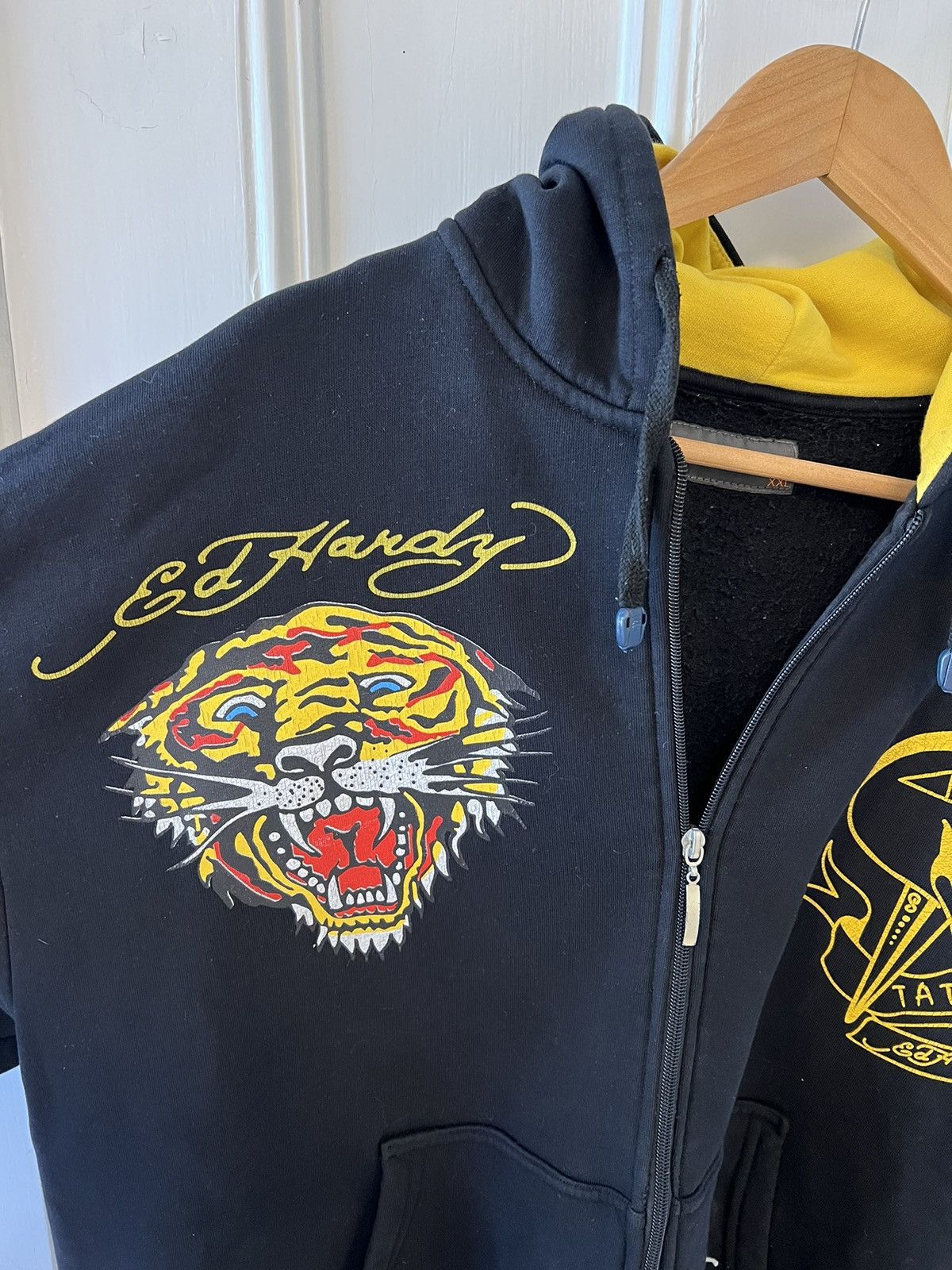 Ed Hardy Ed Hardy Hoodie big logo Size US XXL / EU 58 / 5 - 6 Thumbnail