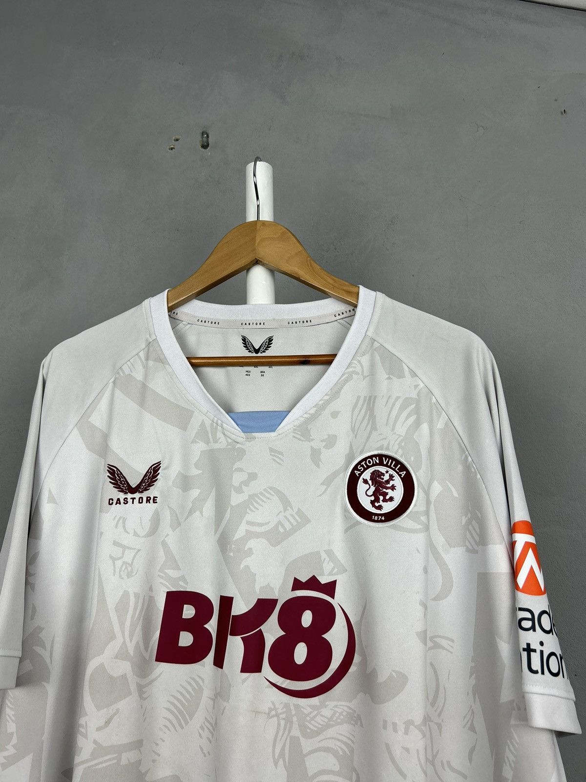 Castore Aston Villa 2023 - 2024 Castore Away Football Shirt Size US XXL / EU 58 / 5 - 3 Thumbnail
