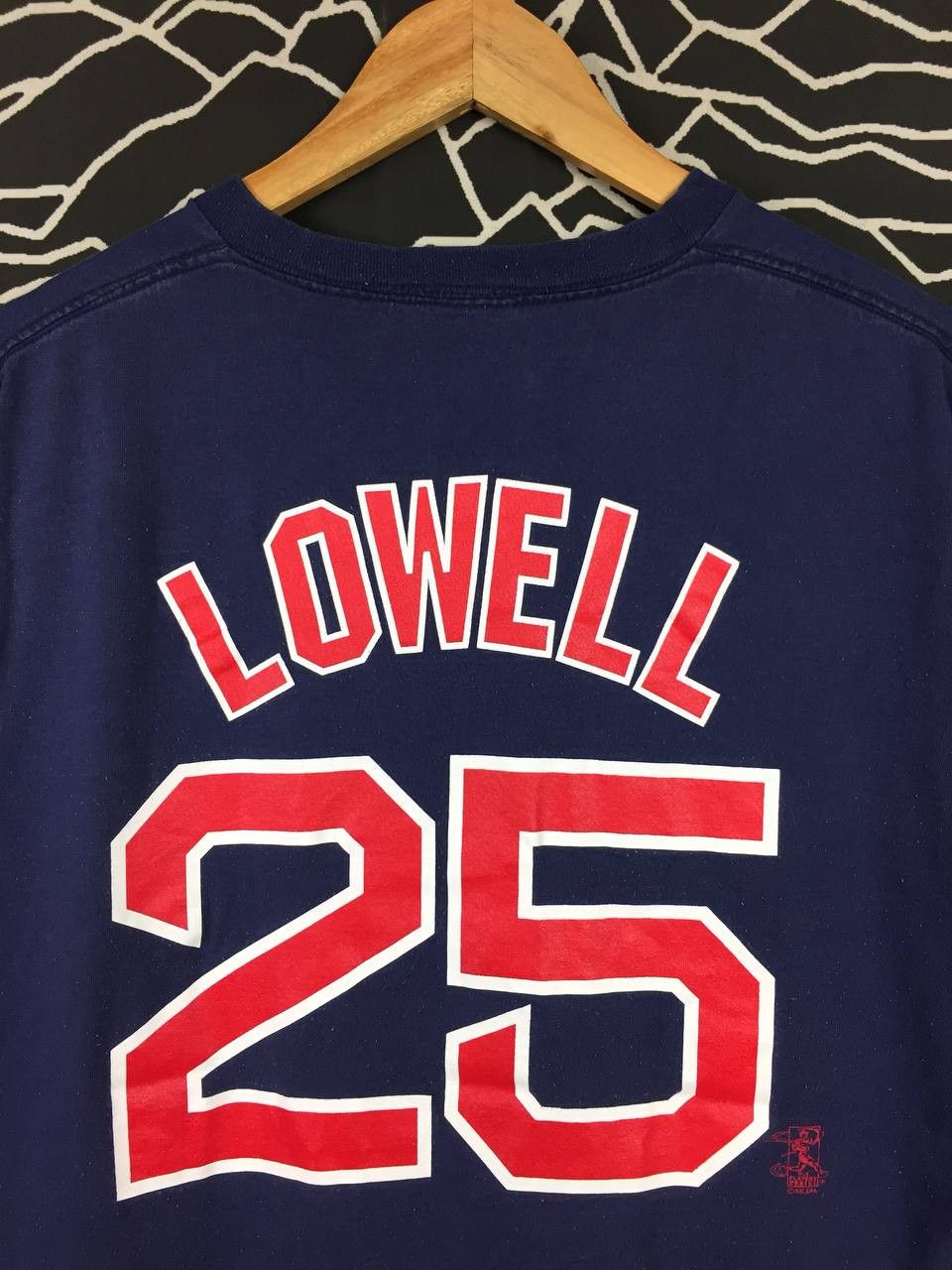 MLB × Sports Specialties × Vintage Vtg MLB Baseball Team Crew Boston Red Sox Mike Lowell Tee Size US L / EU 52-54 / 3 - 6 Thumbnail