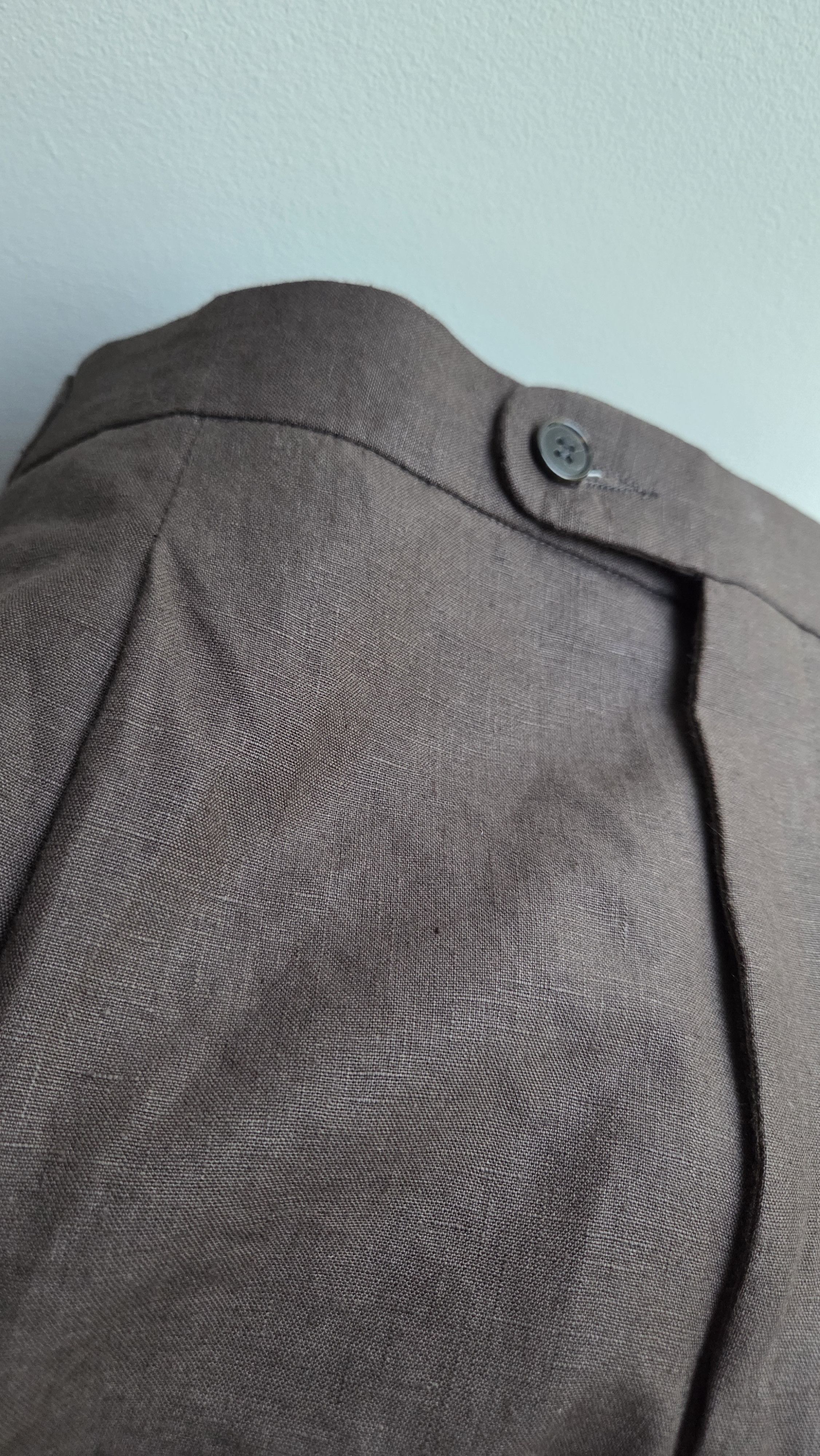 Other Benevento brown linen trousers Size US 36 / EU 52 - 3 Thumbnail