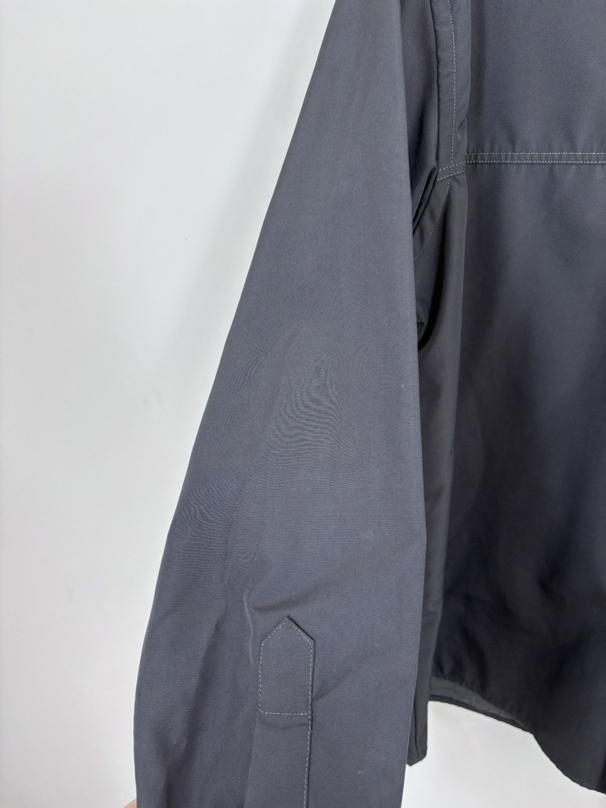 Trussardi Vintage Trussardi Jeans Men’s Navy Grey Long Sleeve Shirt Size US L / EU 52-54 / 3 - 8 Thumbnail