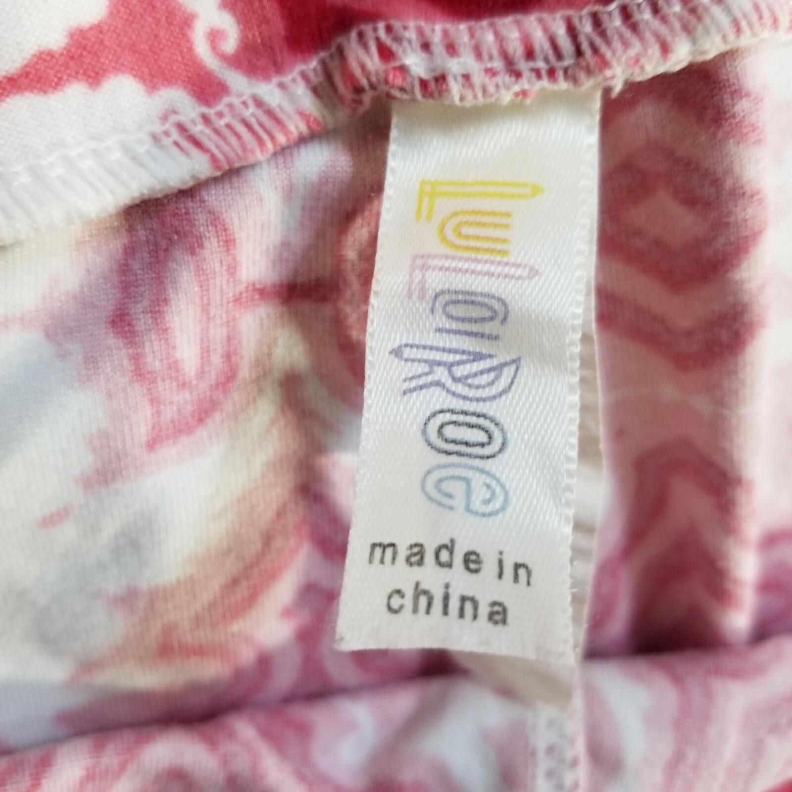 Other Lularoe Tall and Curvy One Size Geometric Cupid Leggings Size 30" / US 8 / IT 44 - 3 Thumbnail