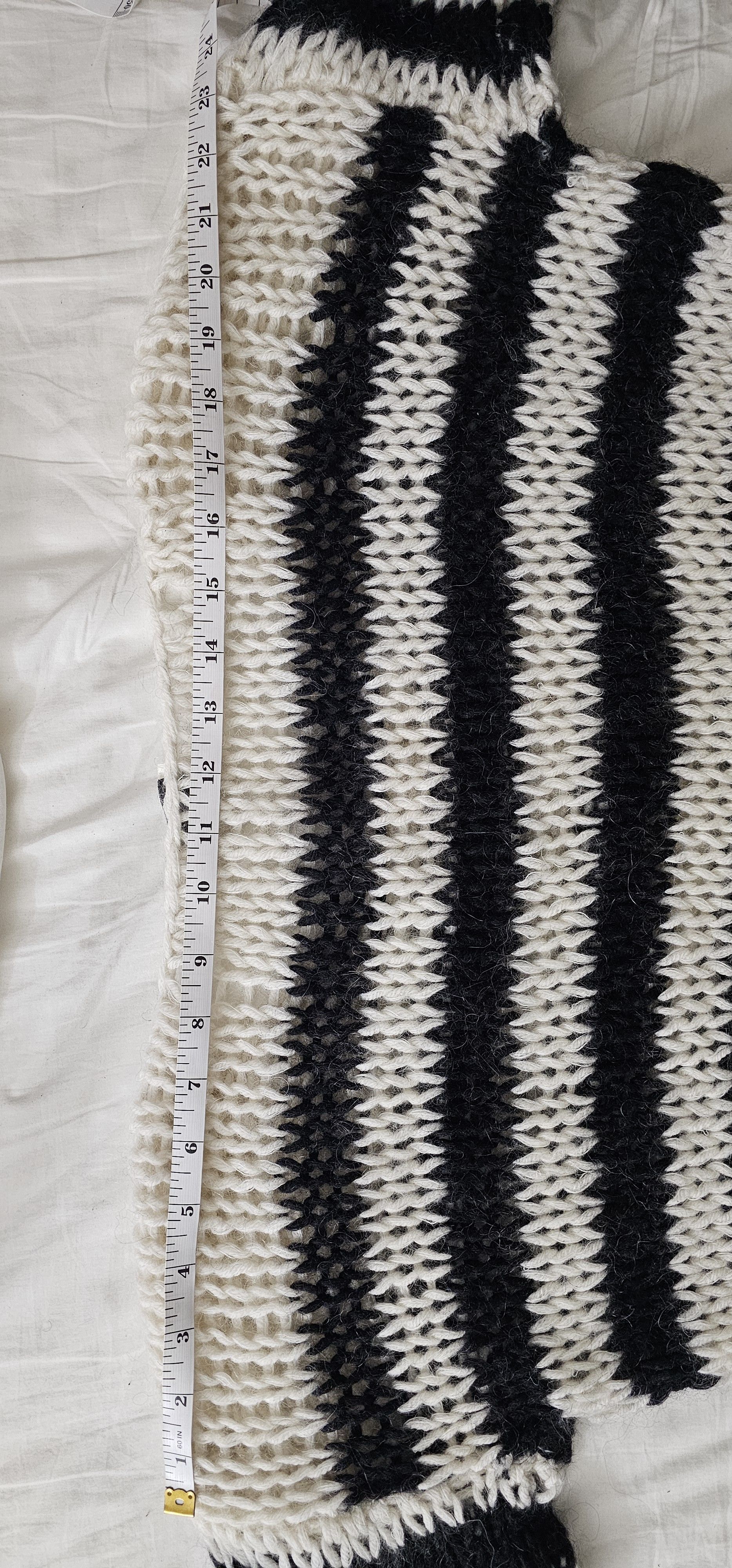 Saint Laurent Paris FW15 Striped Knit Mohair Sweater Size US XS / EU 42 / 0 - 10 Thumbnail