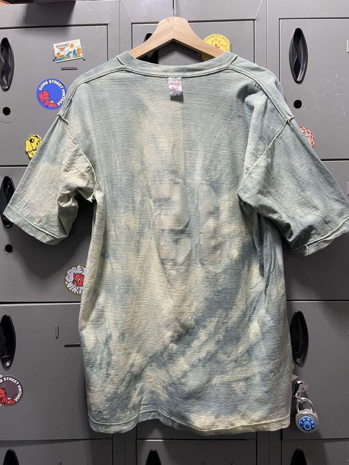 Vintage NOT TODAY JESUS print on 80s inside out tie dye tee Size US L / EU 52-54 / 3 - 3 Thumbnail