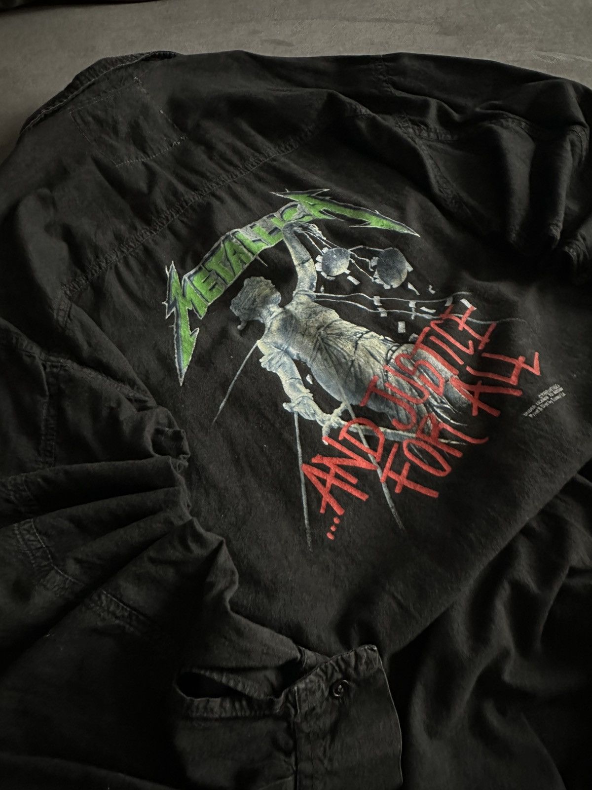 Metallica 1988’ Vintage Shirt Metallica ^and justice for all^ Size US L / EU 52-54 / 3 - 12 Thumbnail