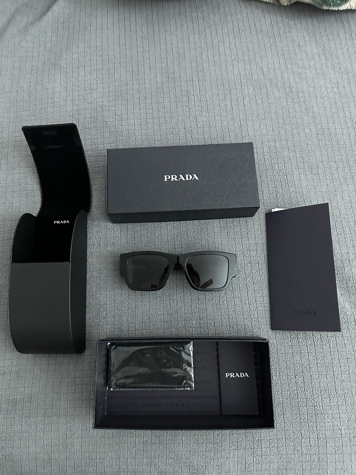 image of Men’S Prada Sunglasses in Black, Men's