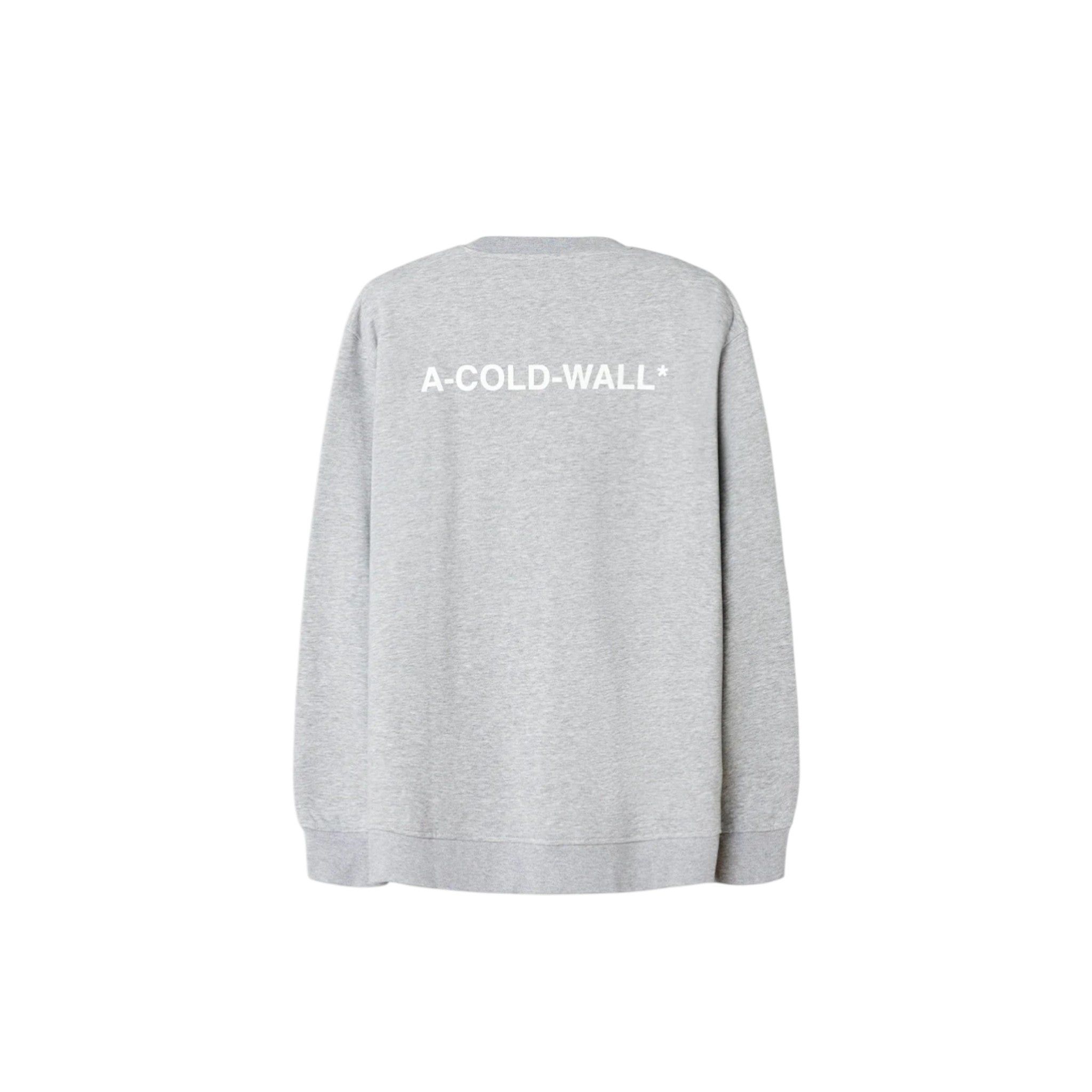 A-COLD-WALL* A-COLD-WALL Burcham Logo Crew Grey Marl Size US M / EU 48-50 / 2 - 2 Thumbnail
