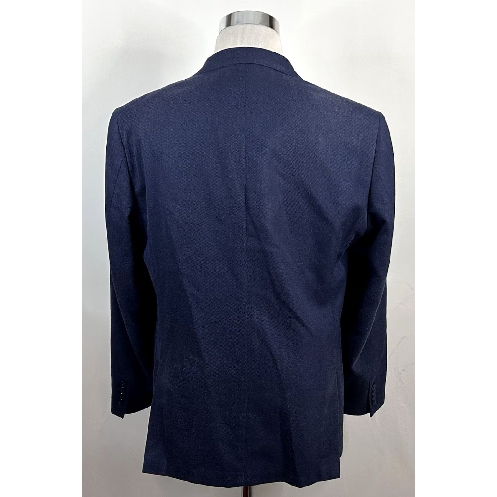 Calvin Klein Calvin Klein Sport Coat Silk Wool Blend Blue 42R Two-Button Lined Double-Vented Wool Silk 2 Piece Mens Regular Jacket Coat Size US XS / EU 42 / 0 - 6 Thumbnail