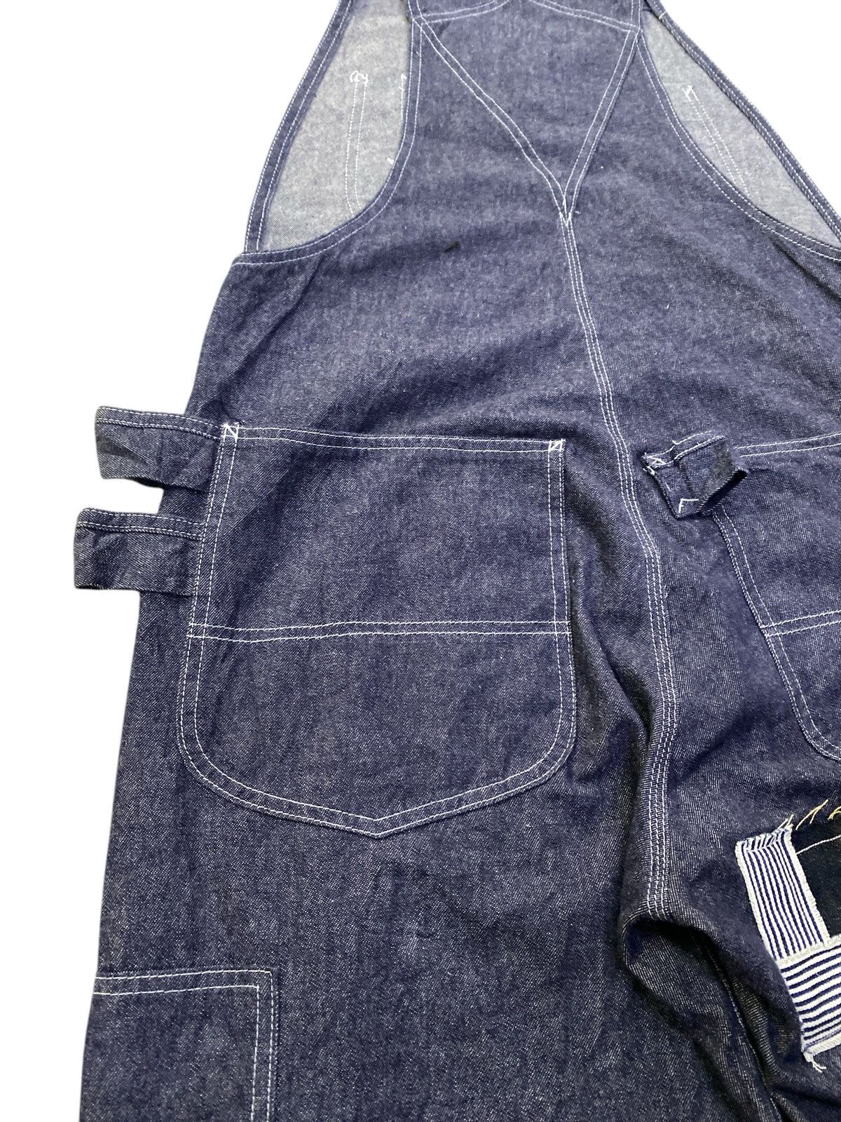 Japanese Brand × PERSON'S Japanese Brand Person’s for Men Double Knee Denim Overalls Size US 36 / EU 52 - 14 Thumbnail